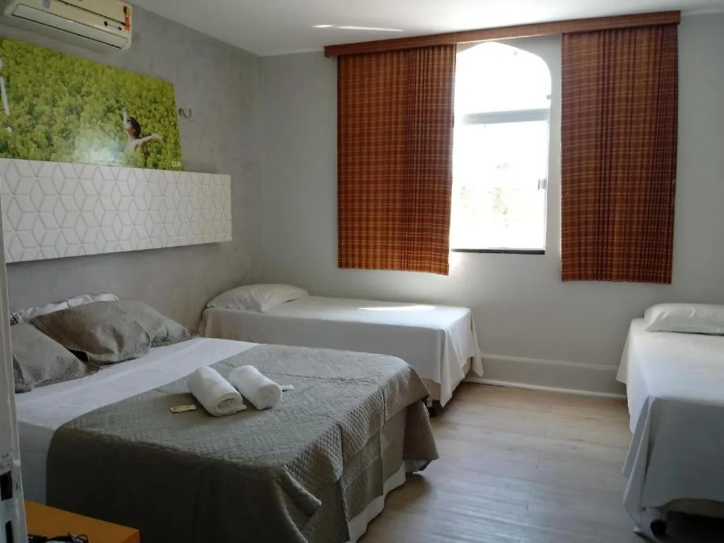 Bed in Pousada Areia da Praia