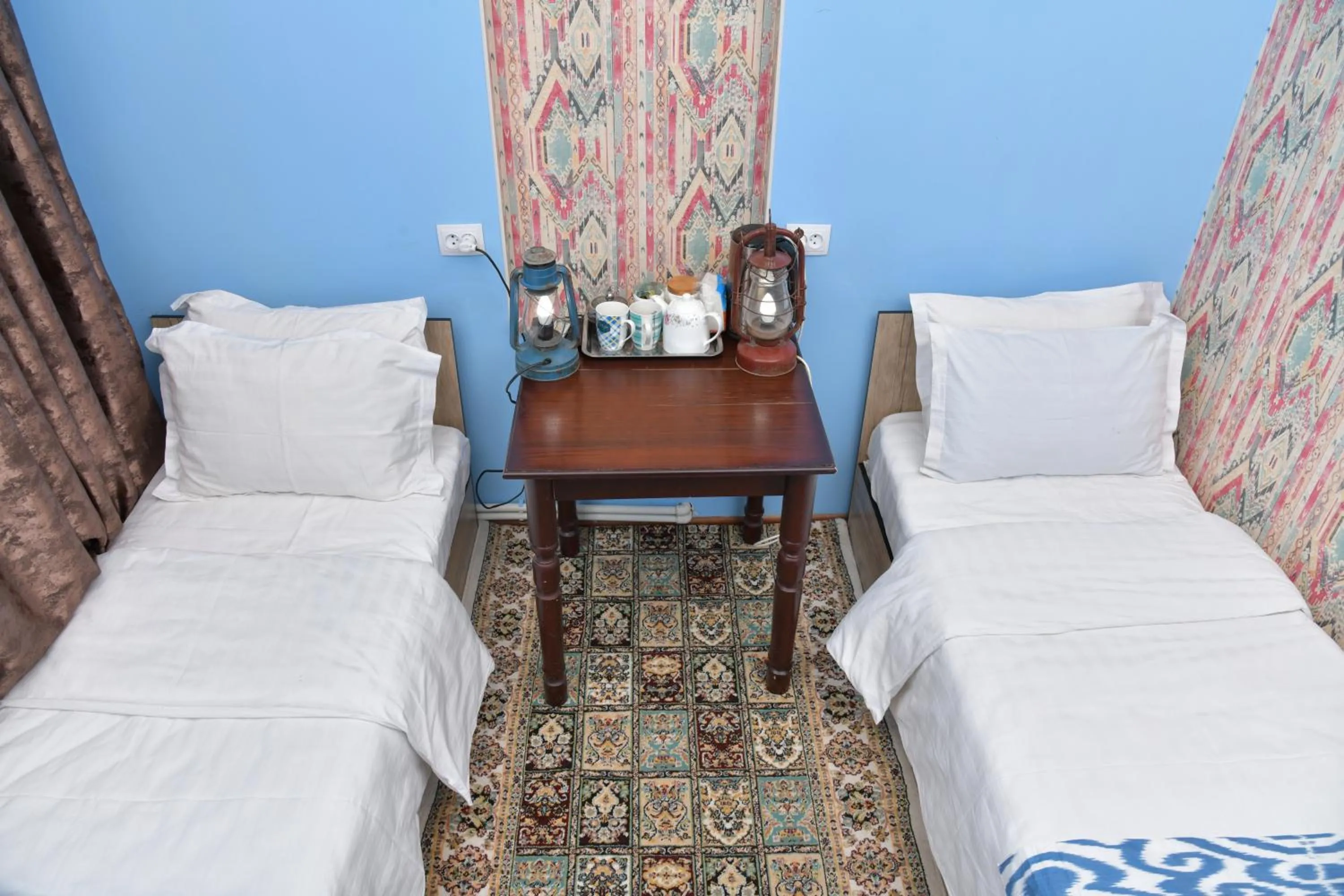 Bed in Mulberry Hotel