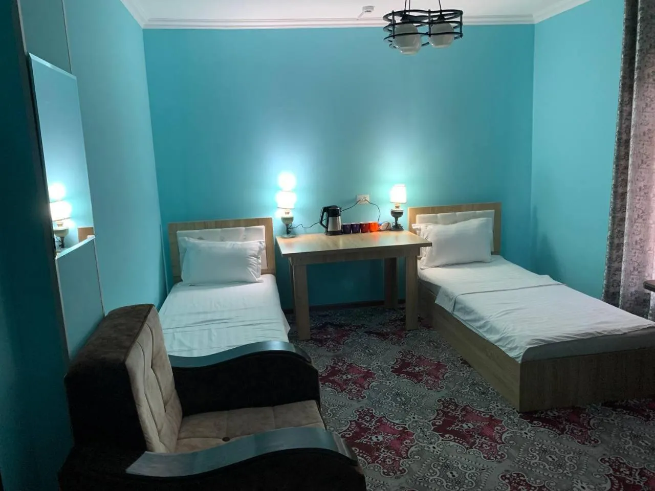 Bed in Mulberry Hotel