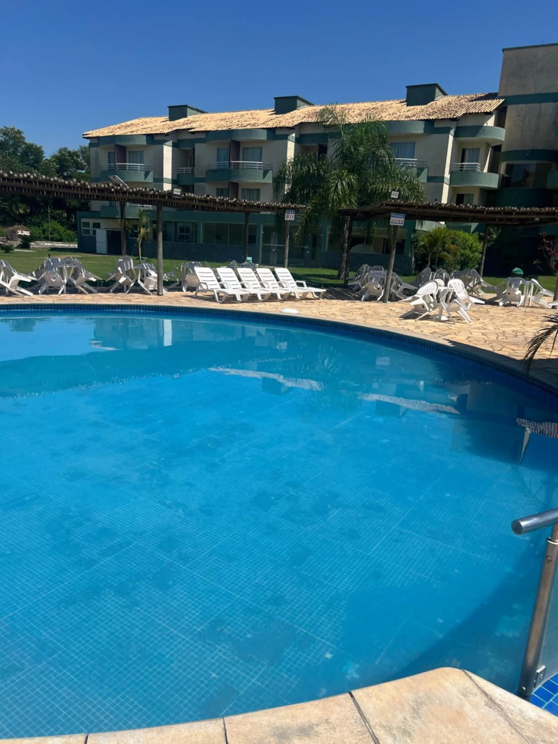 Swimming pool in Refúgio Village das águas