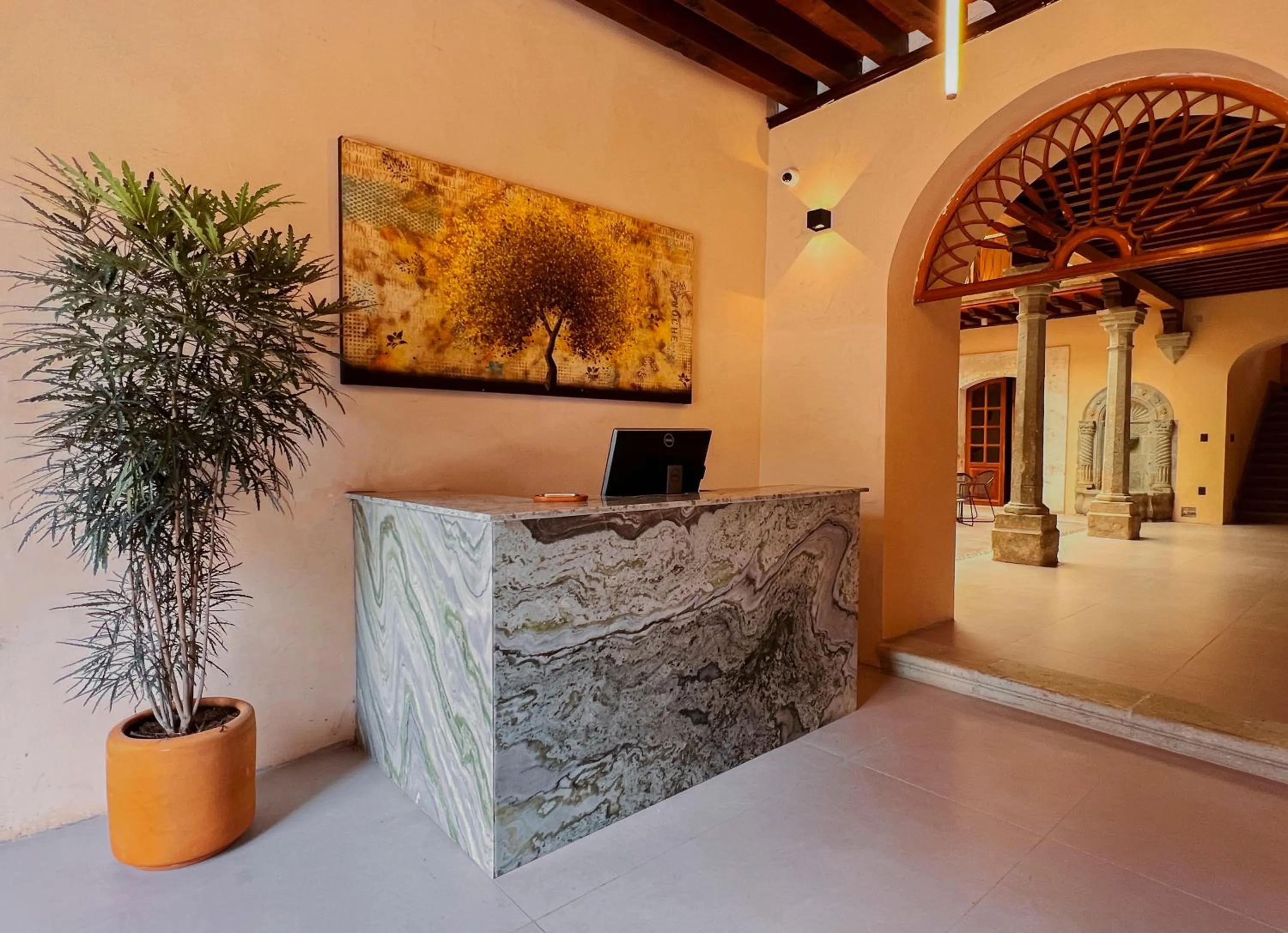 Lobby or reception in Sauvé Casa Boutique