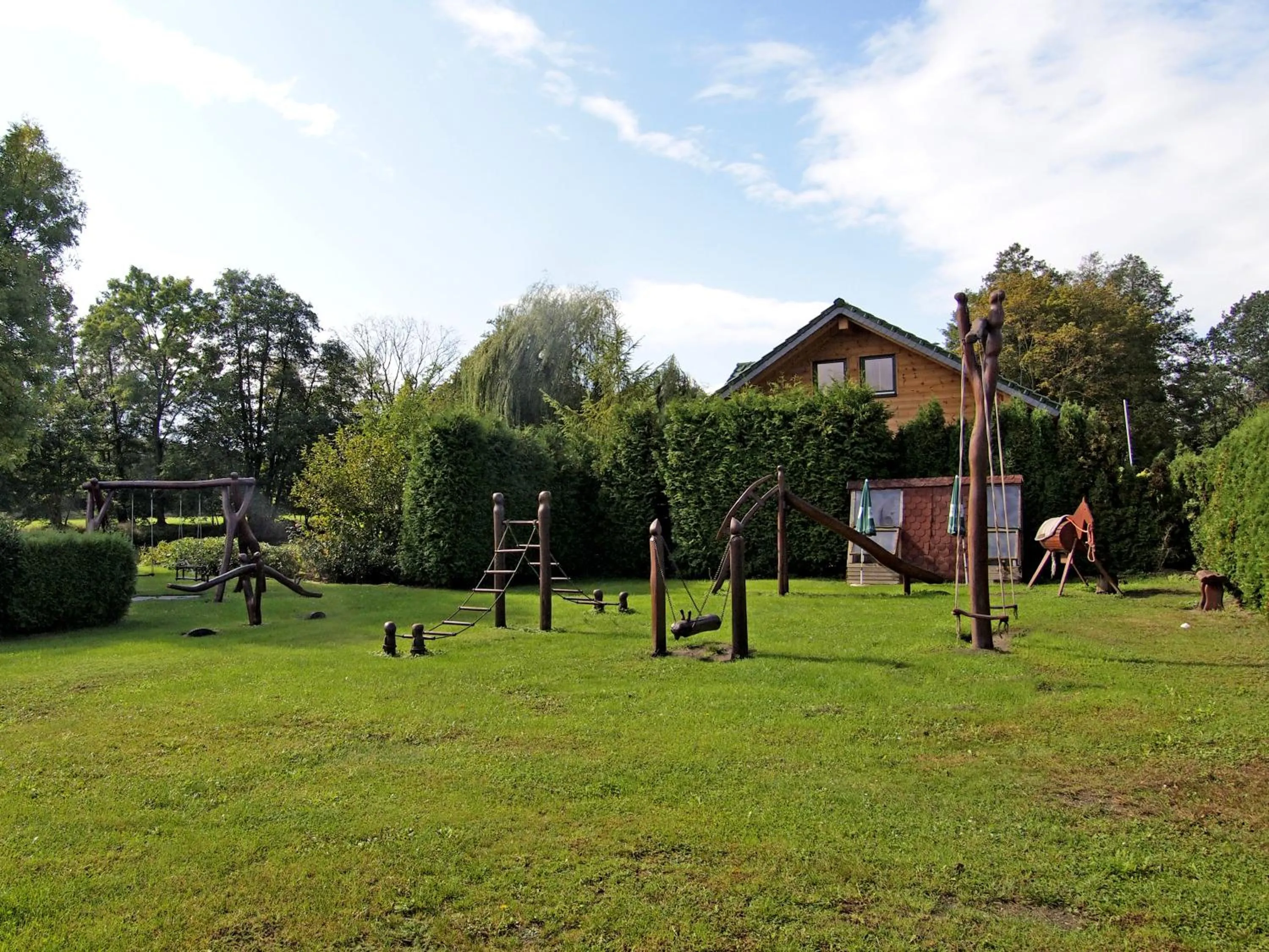 Children play ground in Hotel Grüner Baum