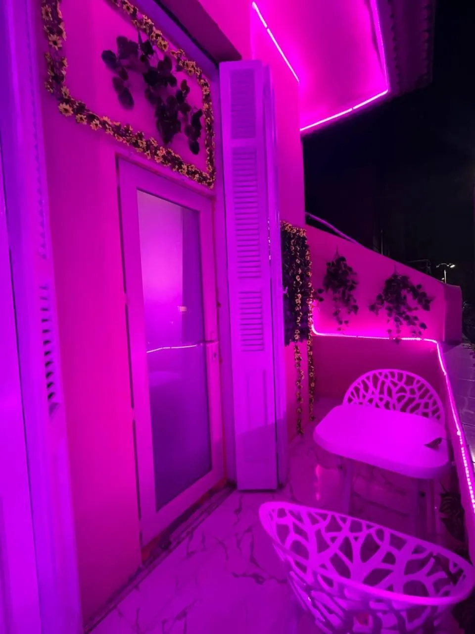 Night, Bed in Future Hostel