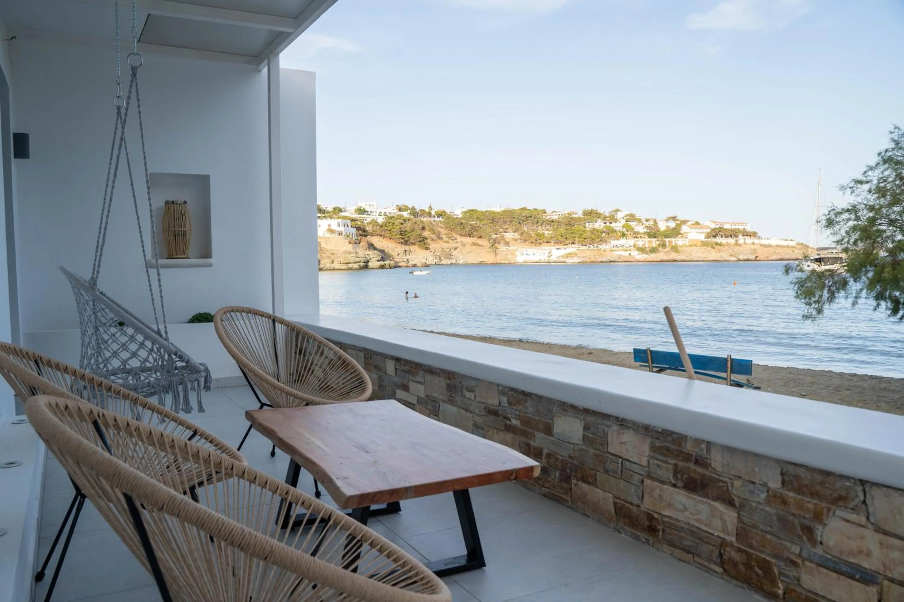 Beachfront cycladic suite Irene Apartments boutique hotel