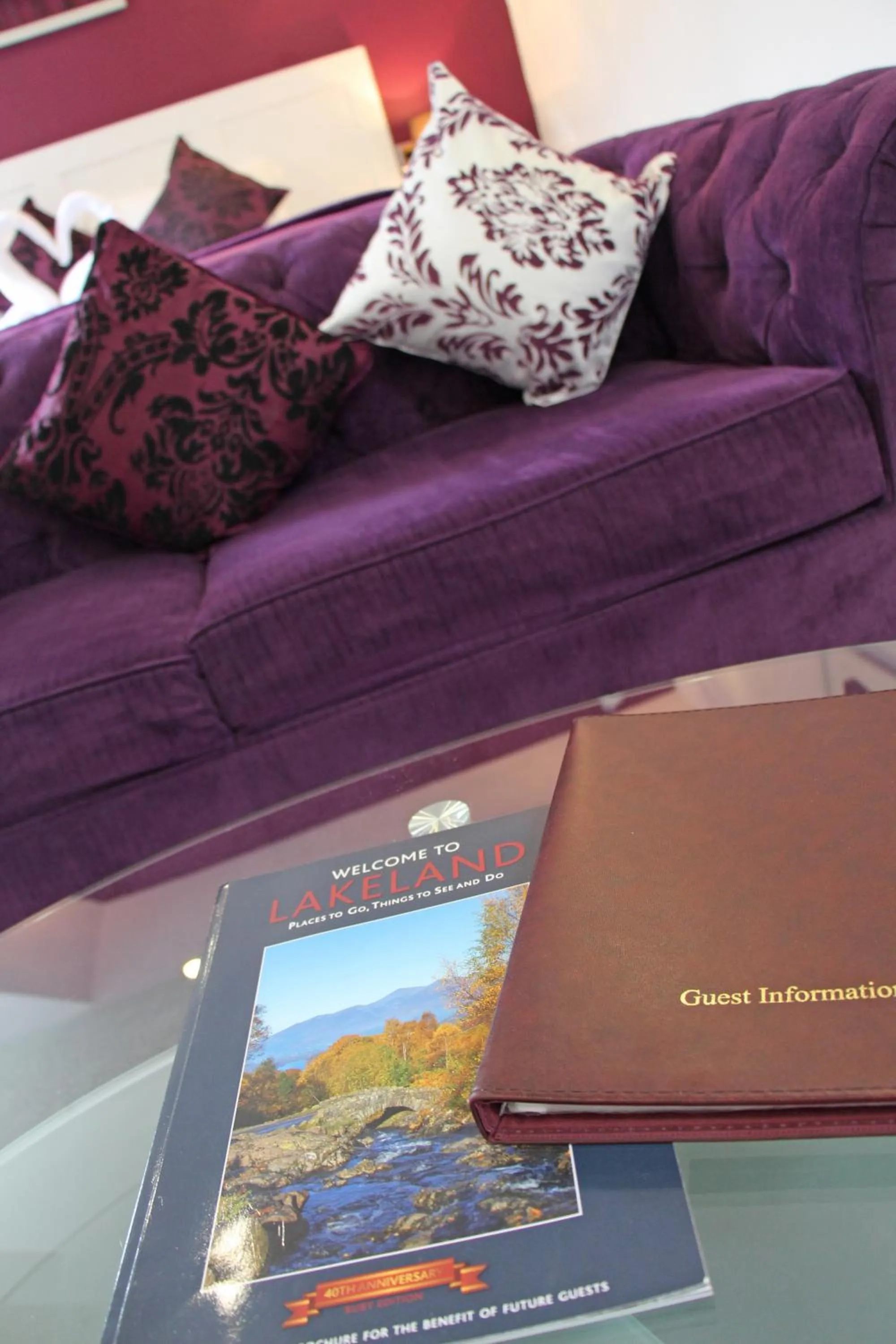 Decorative detail in St John's Lodge Guest House incl off-site leisure club