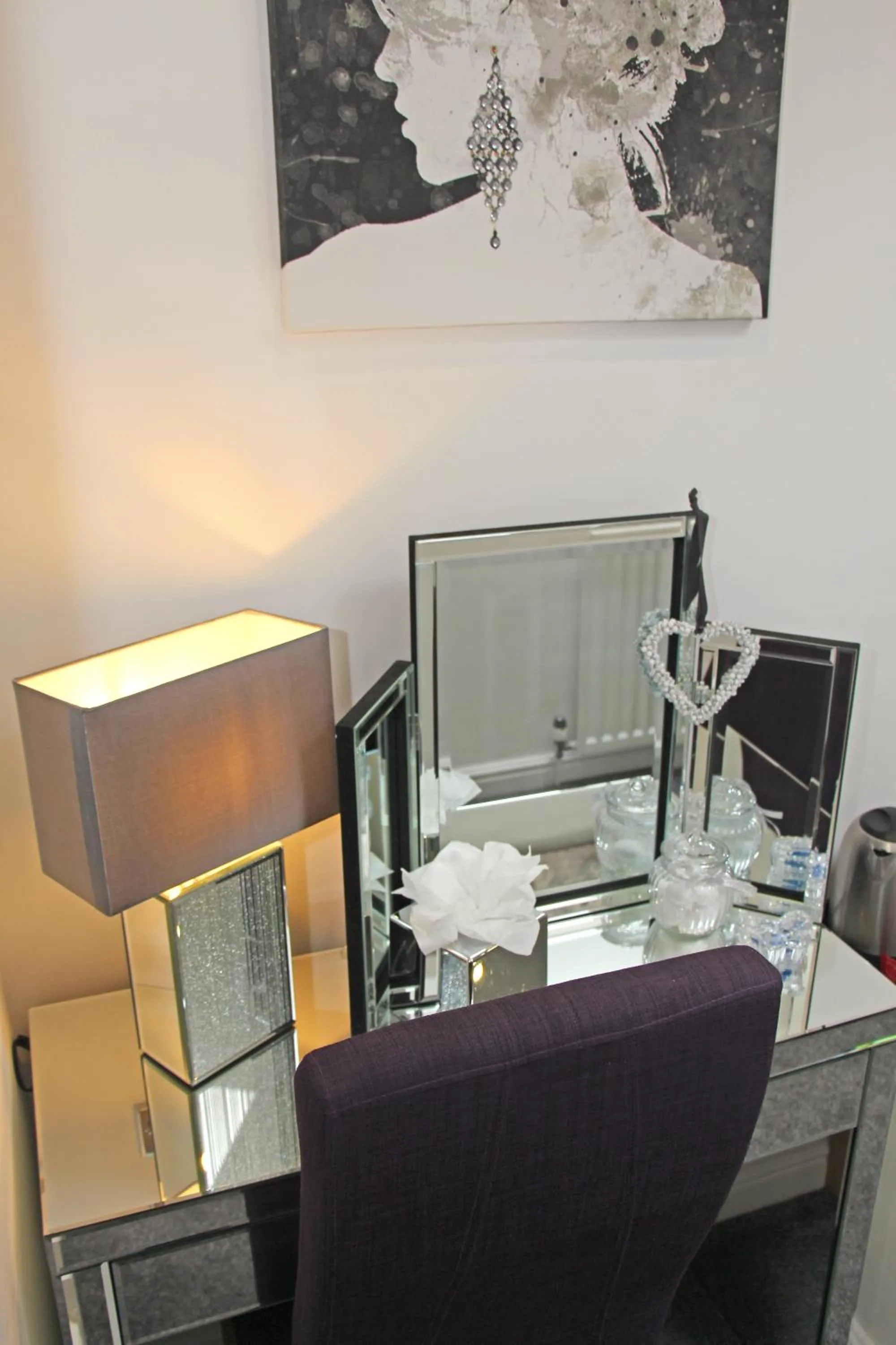 Decorative detail in St John's Lodge Guest House incl off-site leisure club