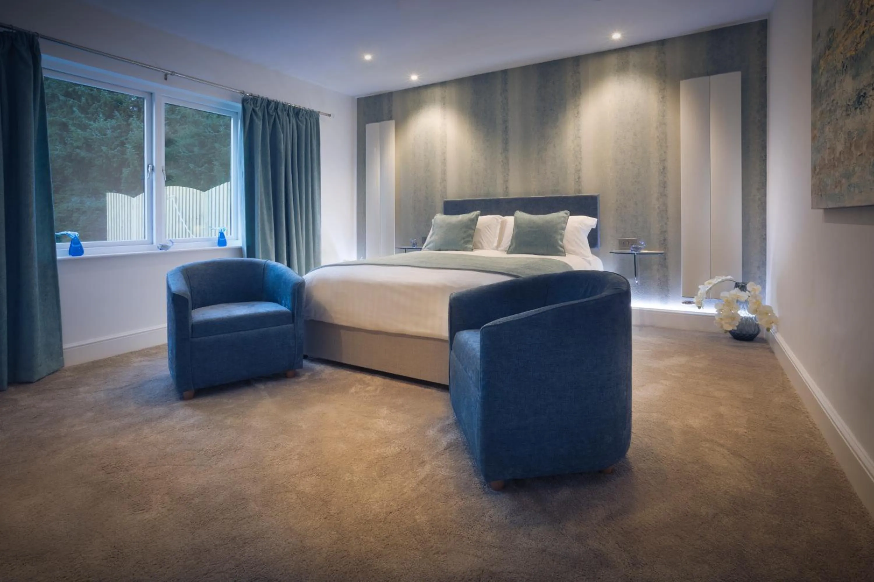 Bed in Aphrodites Group - Luxury Hot Tub Suites in Central Lake District!