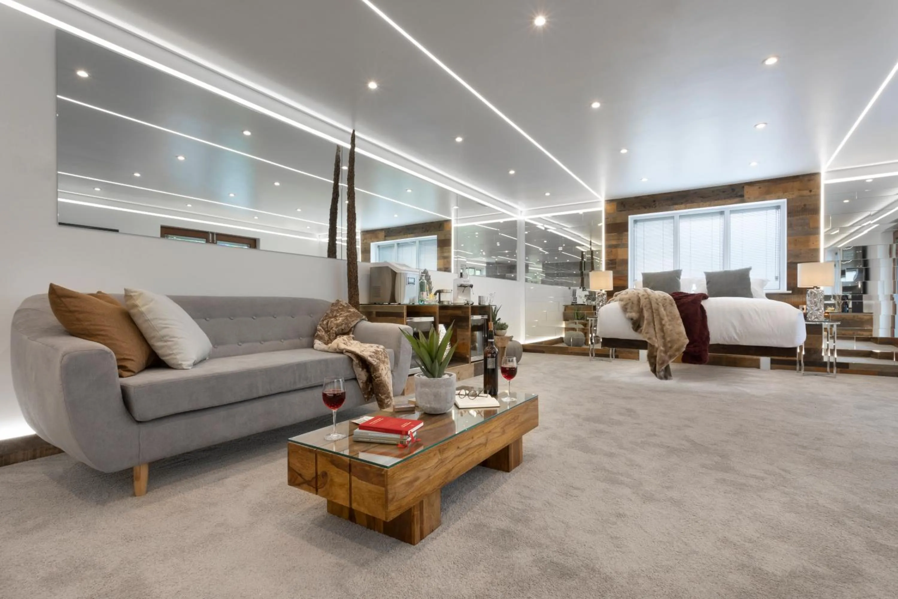 Living room in Aphrodites Group - Luxury Hot Tub Suites in Central Lake District!