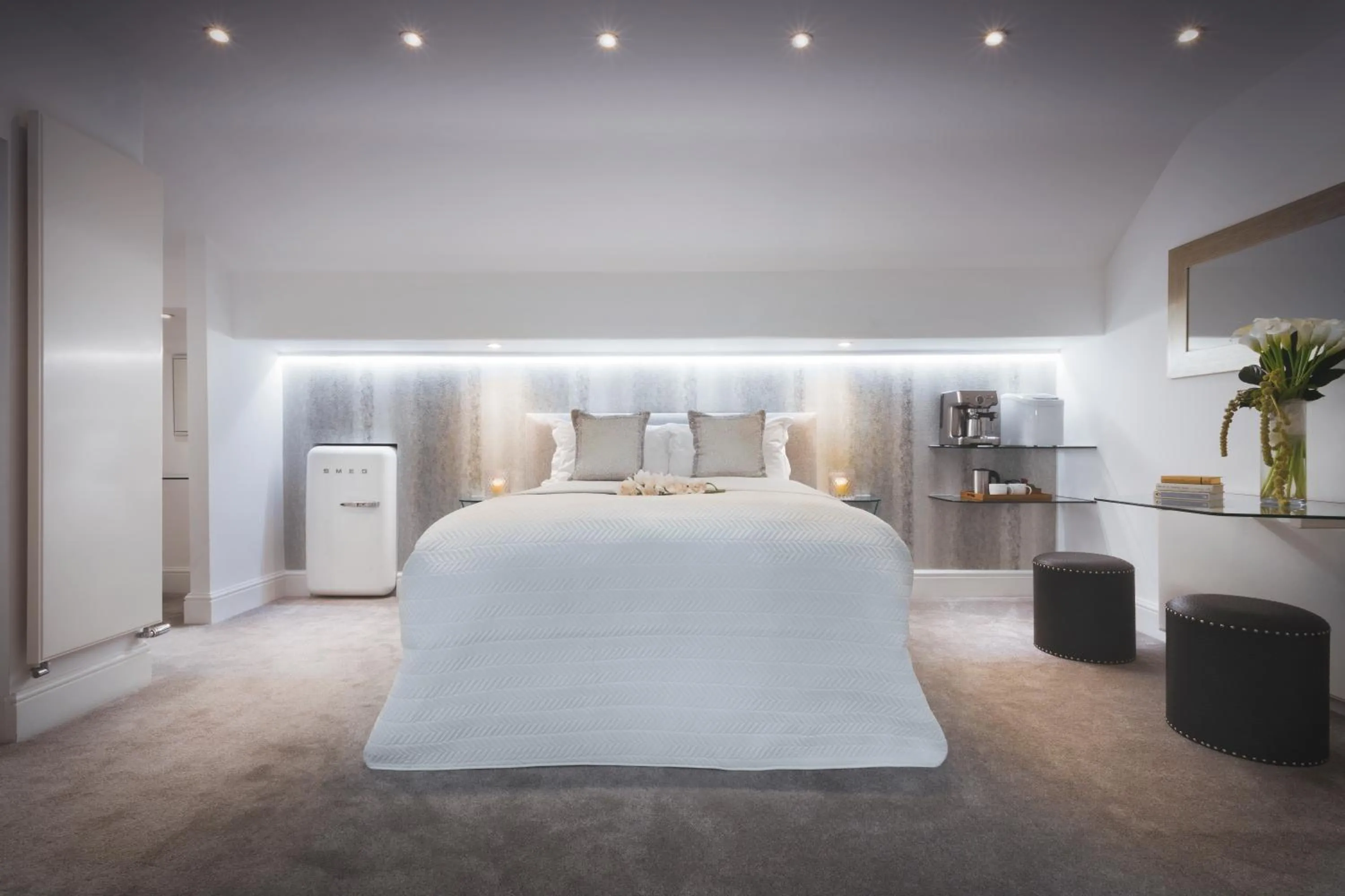 Bed in Aphrodites Group - Luxury Hot Tub Suites in Central Lake District!