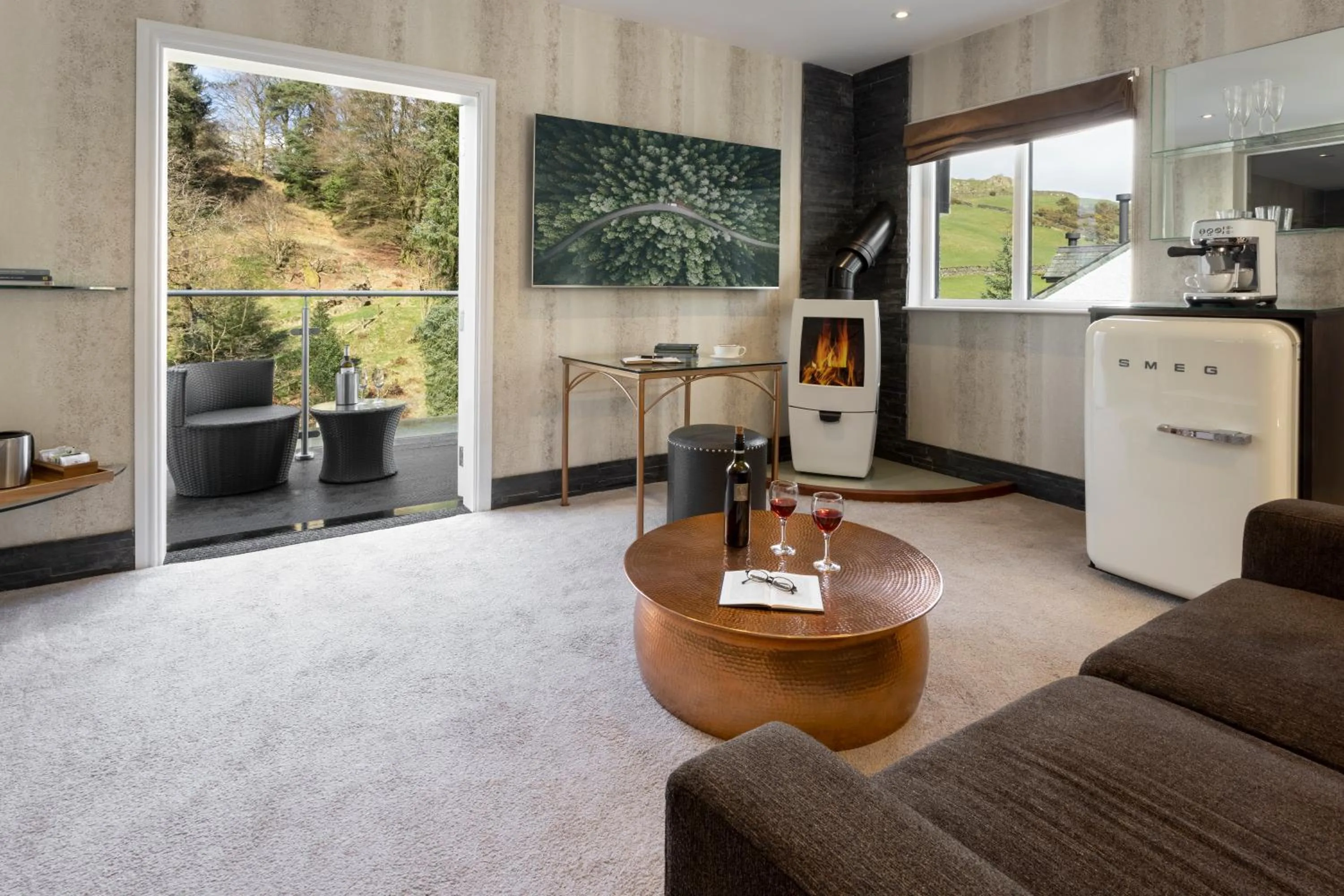 TV and multimedia in Aphrodites Group - Luxury Hot Tub Suites in Central Lake District!