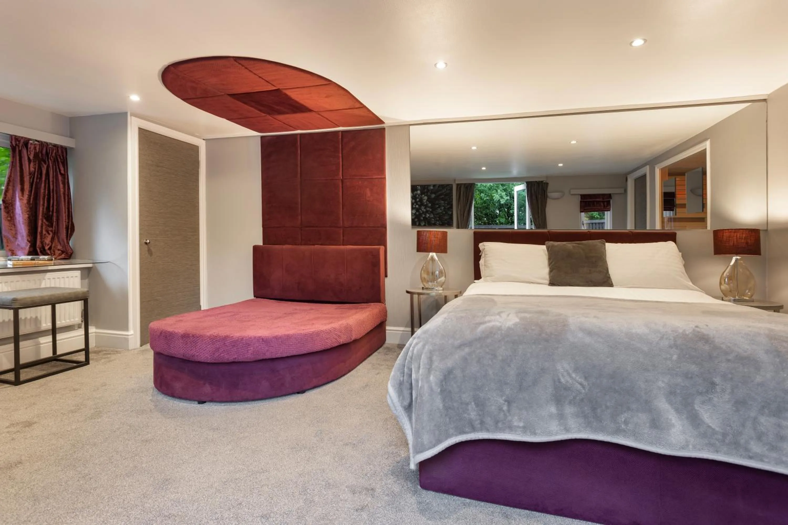 Bed in Aphrodites Group - Luxury Hot Tub Suites in Central Lake District!