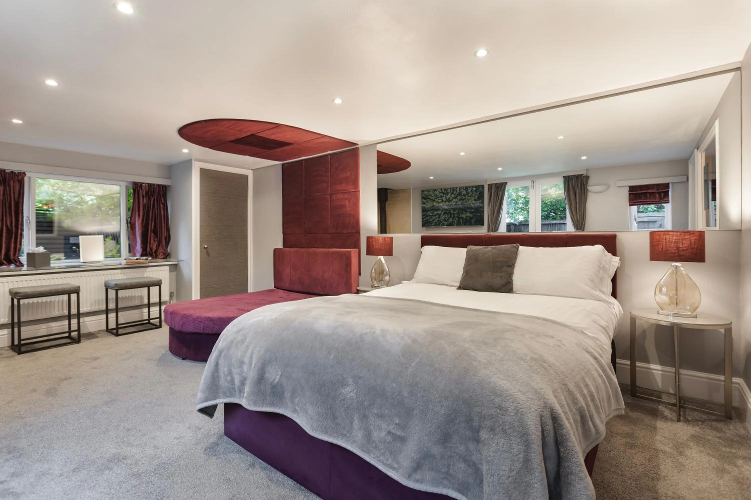 Bed in Aphrodites Group - Luxury Hot Tub Suites in Central Lake District!