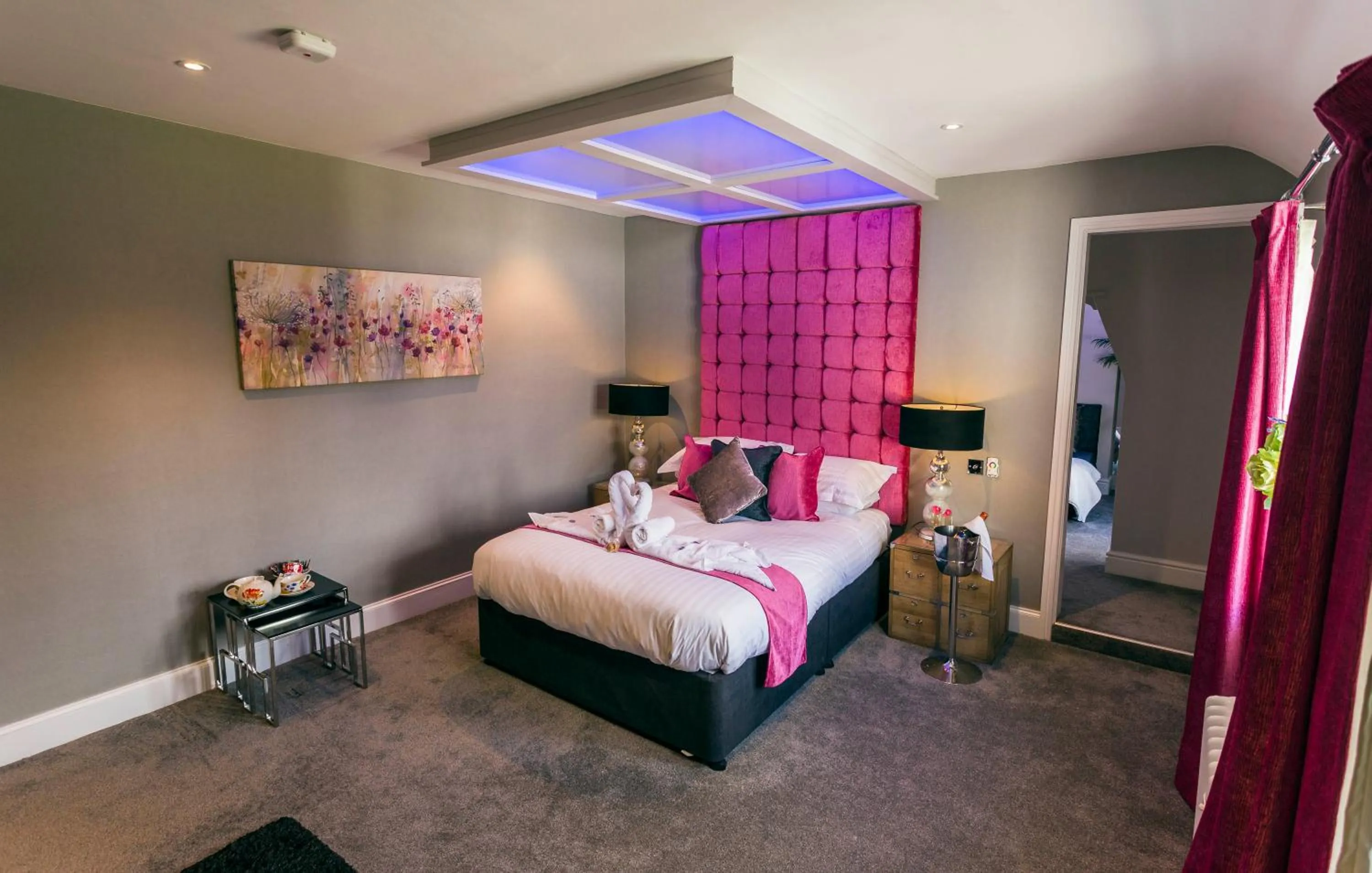 Bed in Aphrodites Group - Luxury Hot Tub Suites in Central Lake District!