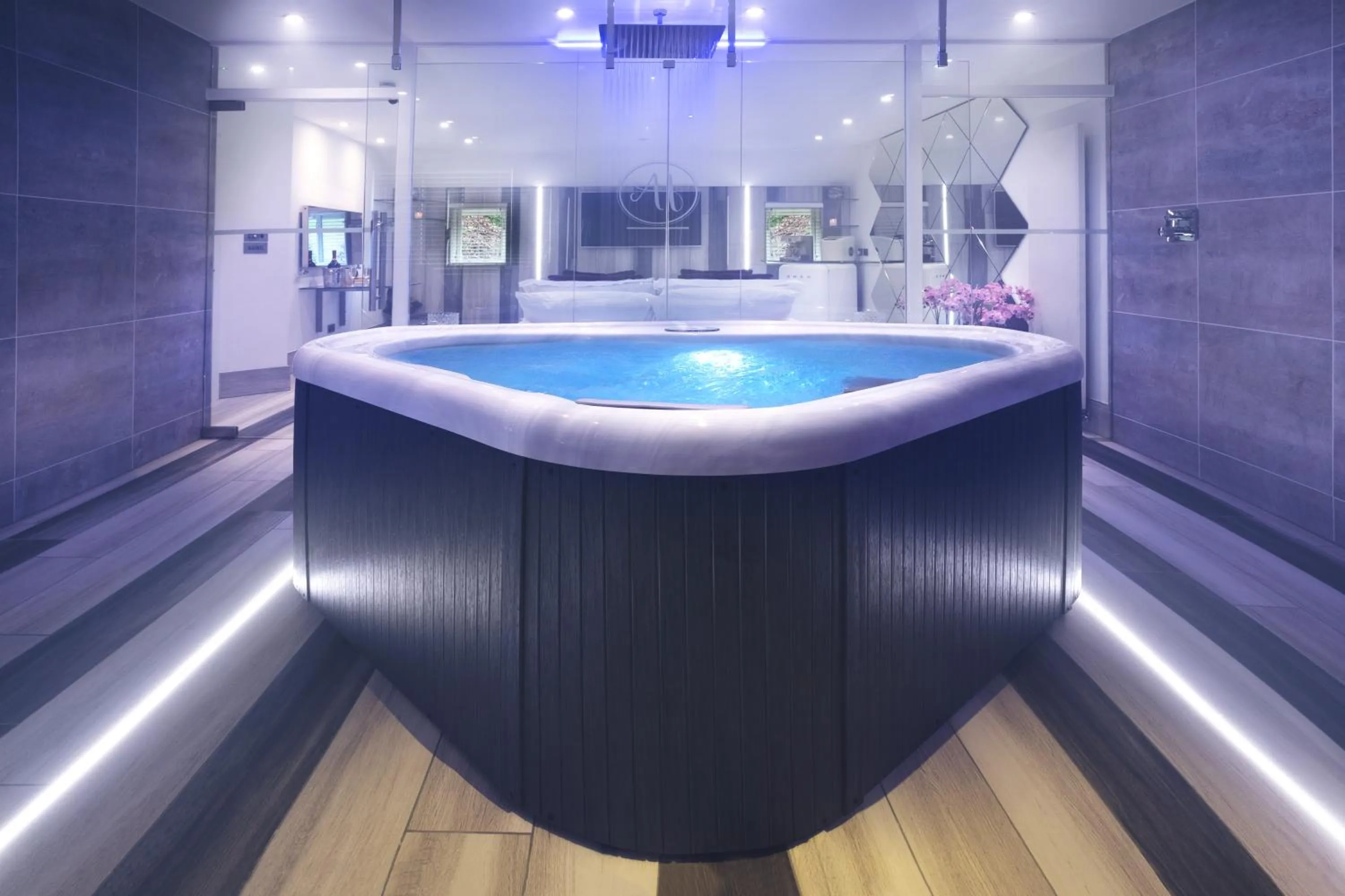Hot Tub in Aphrodites Group - Luxury Hot Tub Suites in Central Lake District!