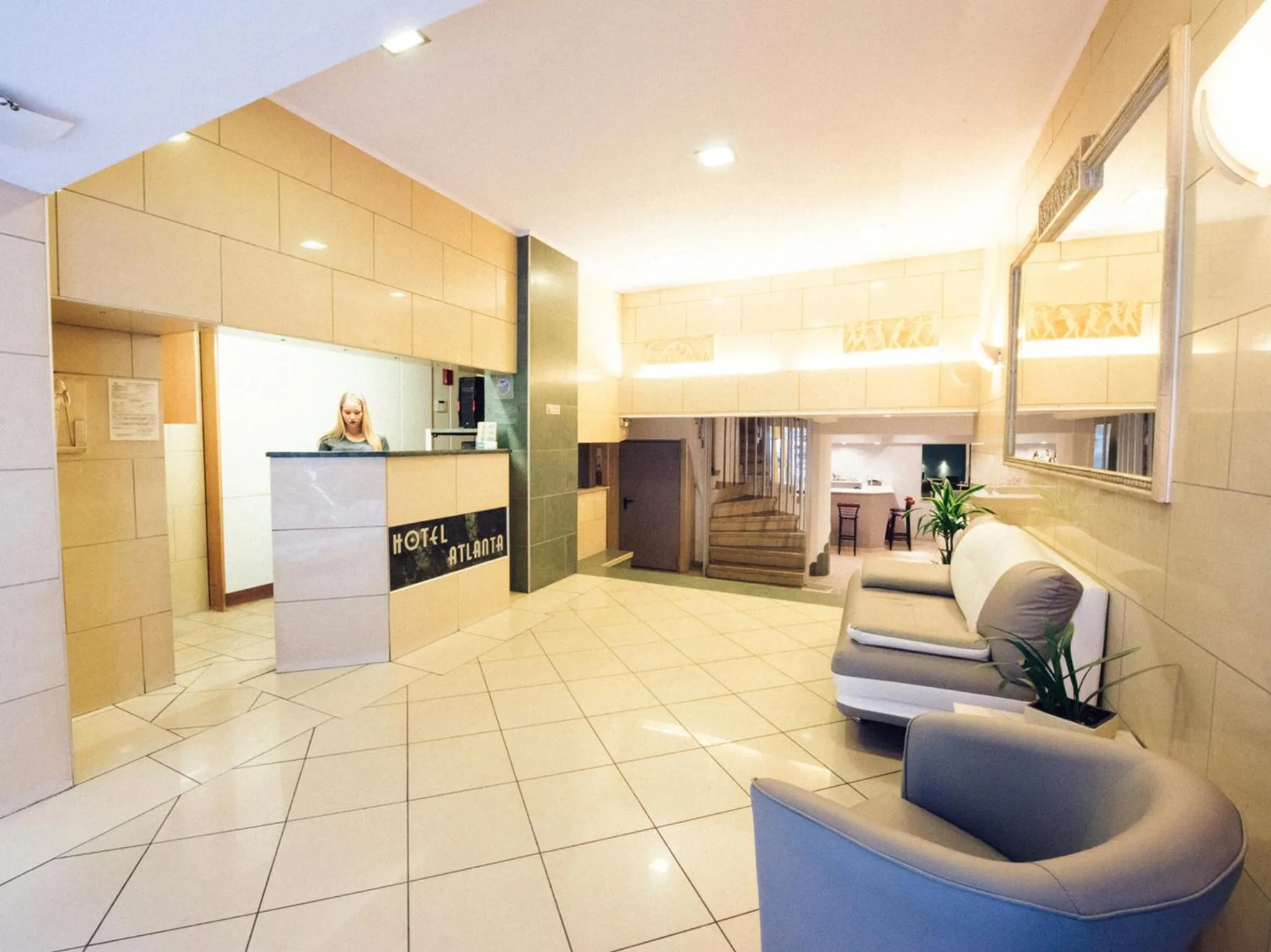 Lobby or reception in Hotel Atlanta