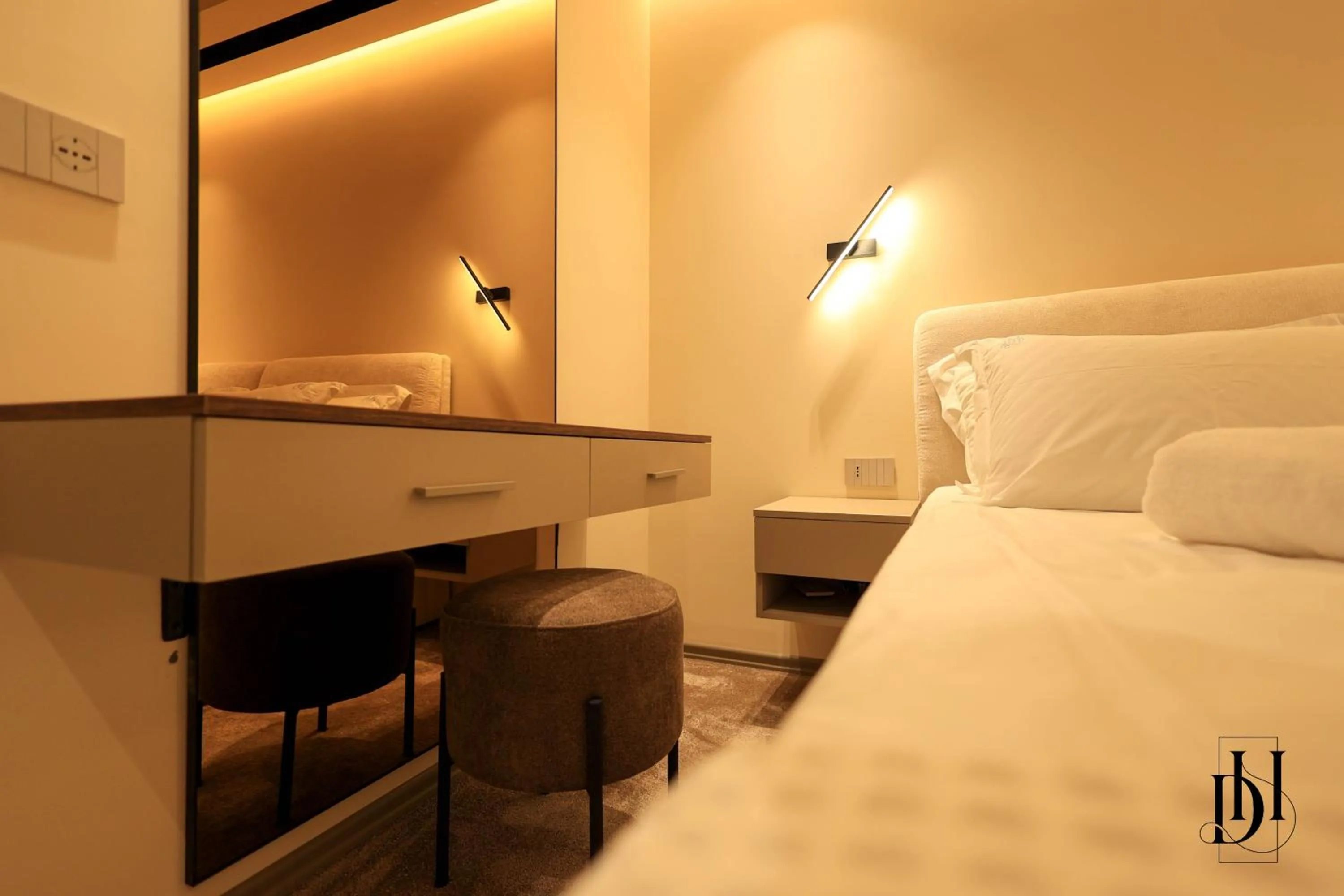 View (from property/room), Bed in DeHa Rooms & Apartments