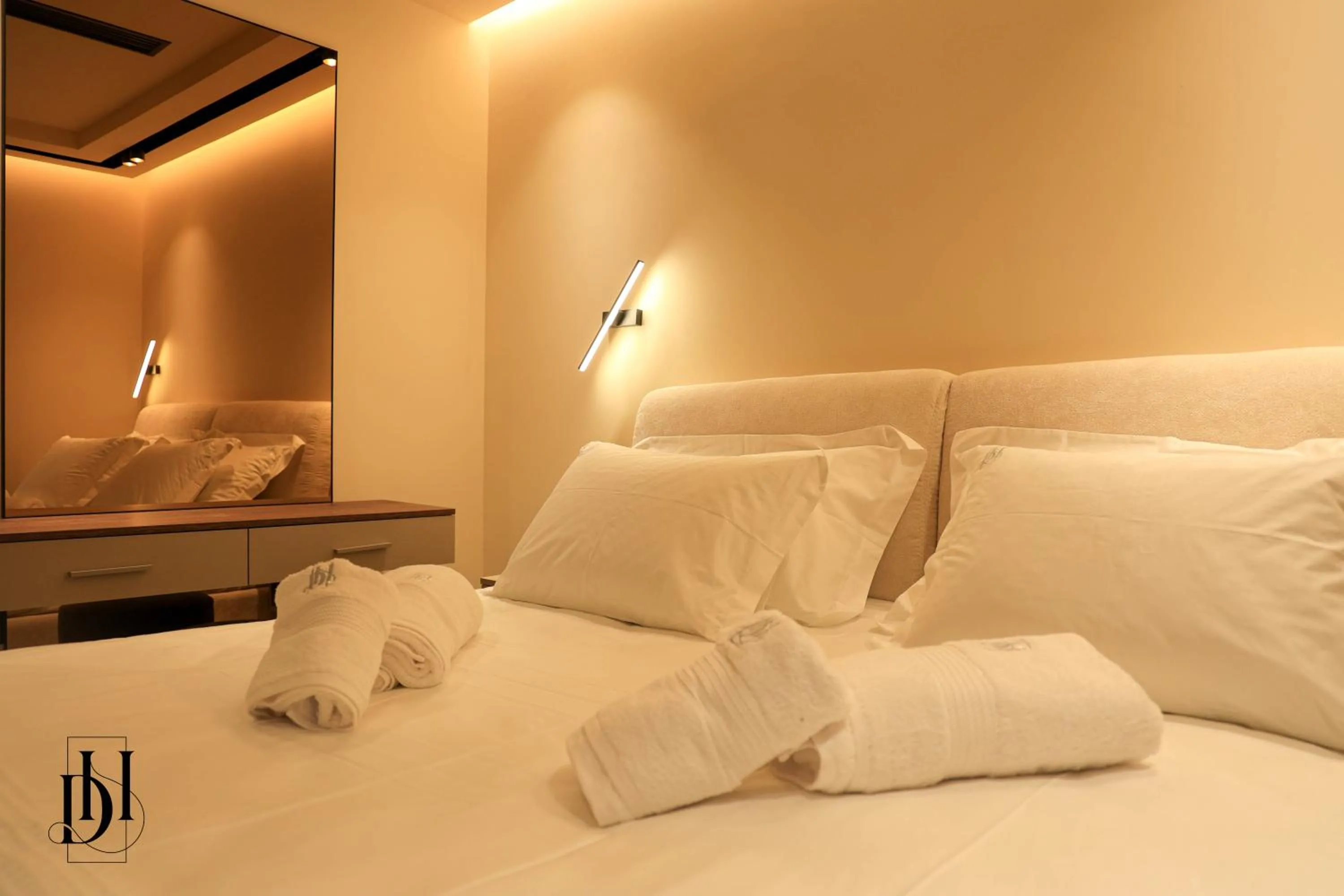 Bed in DeHa Rooms & Apartments