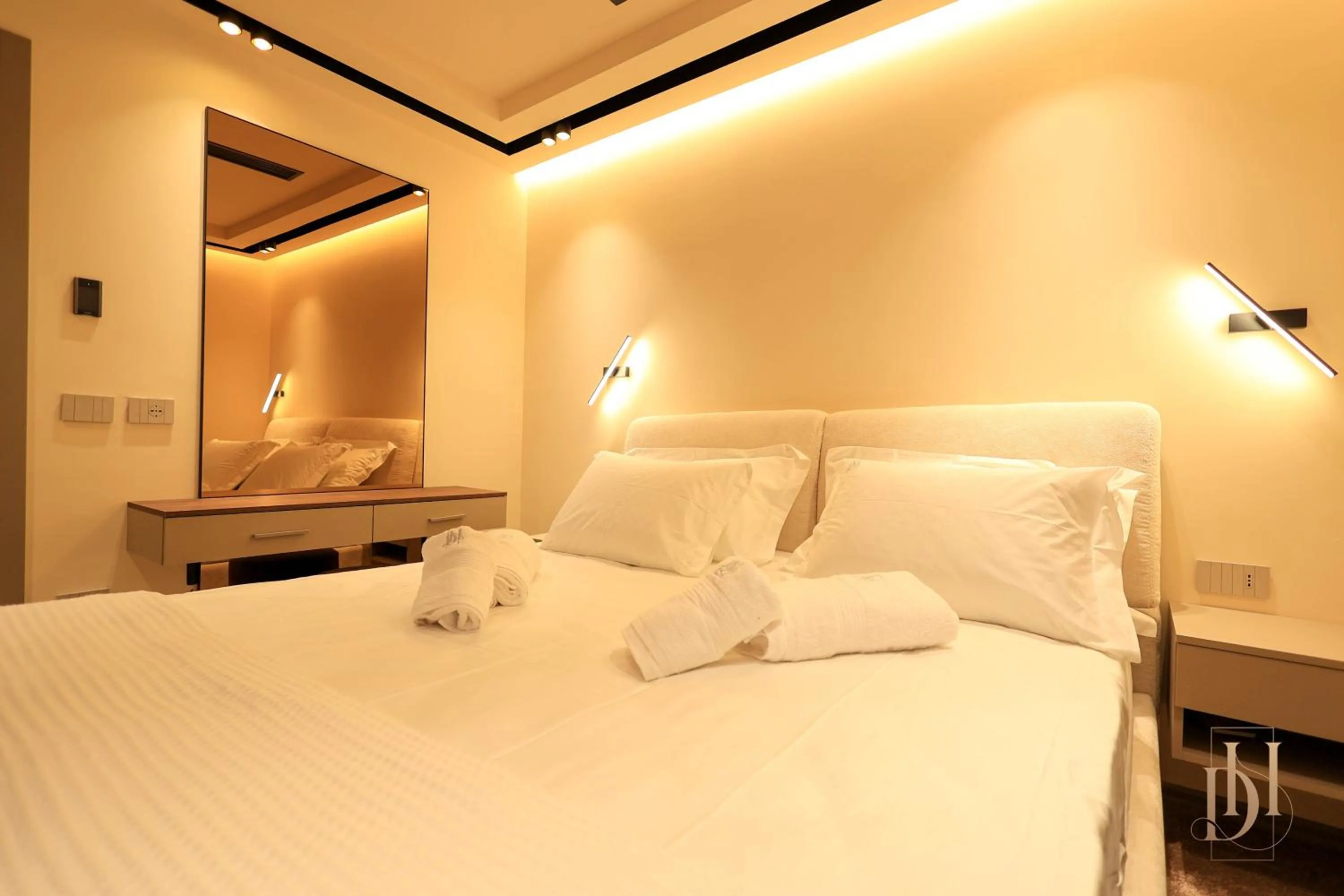 Bed in DeHa Rooms & Apartments