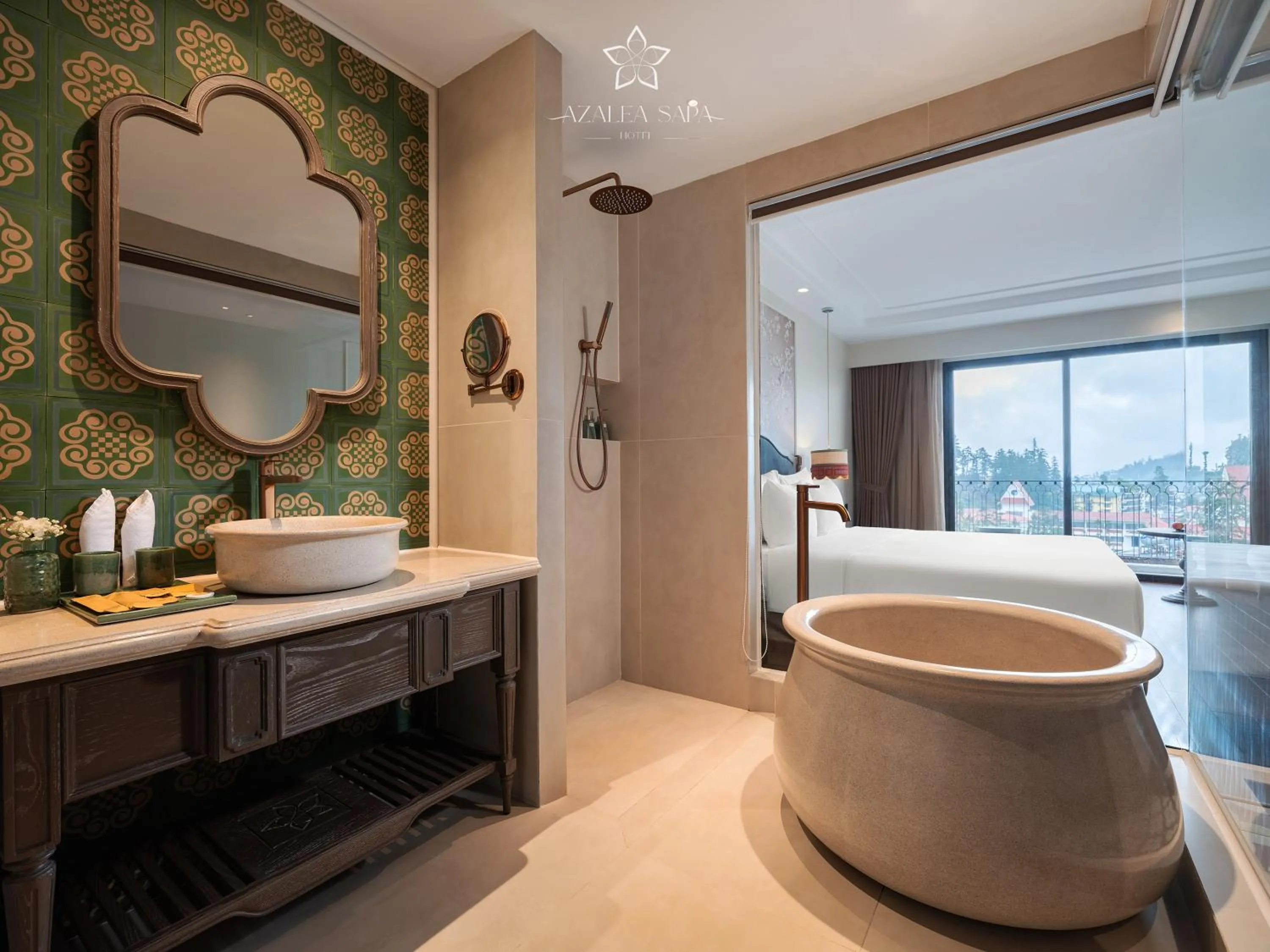 Bathroom in Azalea Sapa Hotel