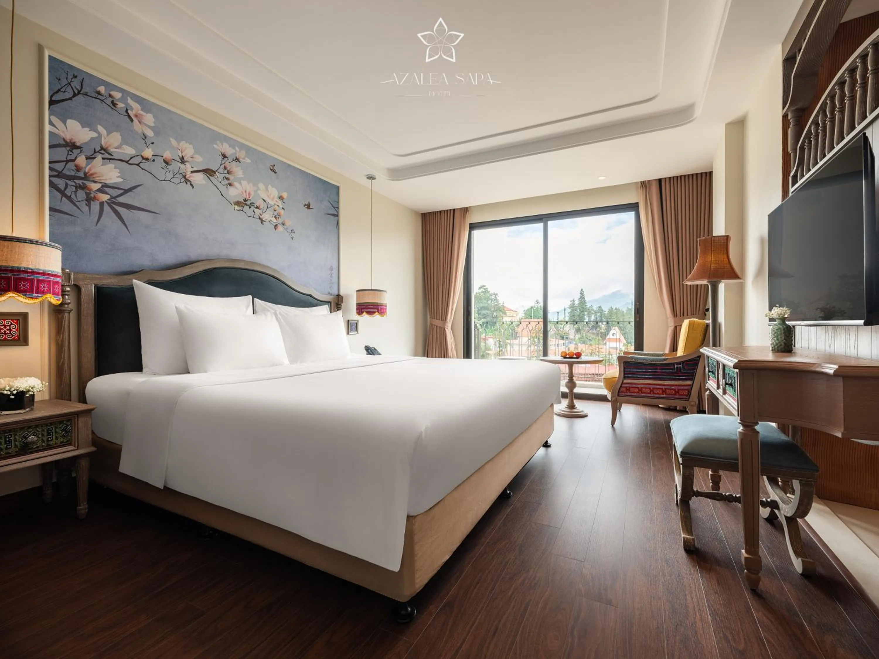 Photo of the whole room, Bed in Azalea Sapa Hotel