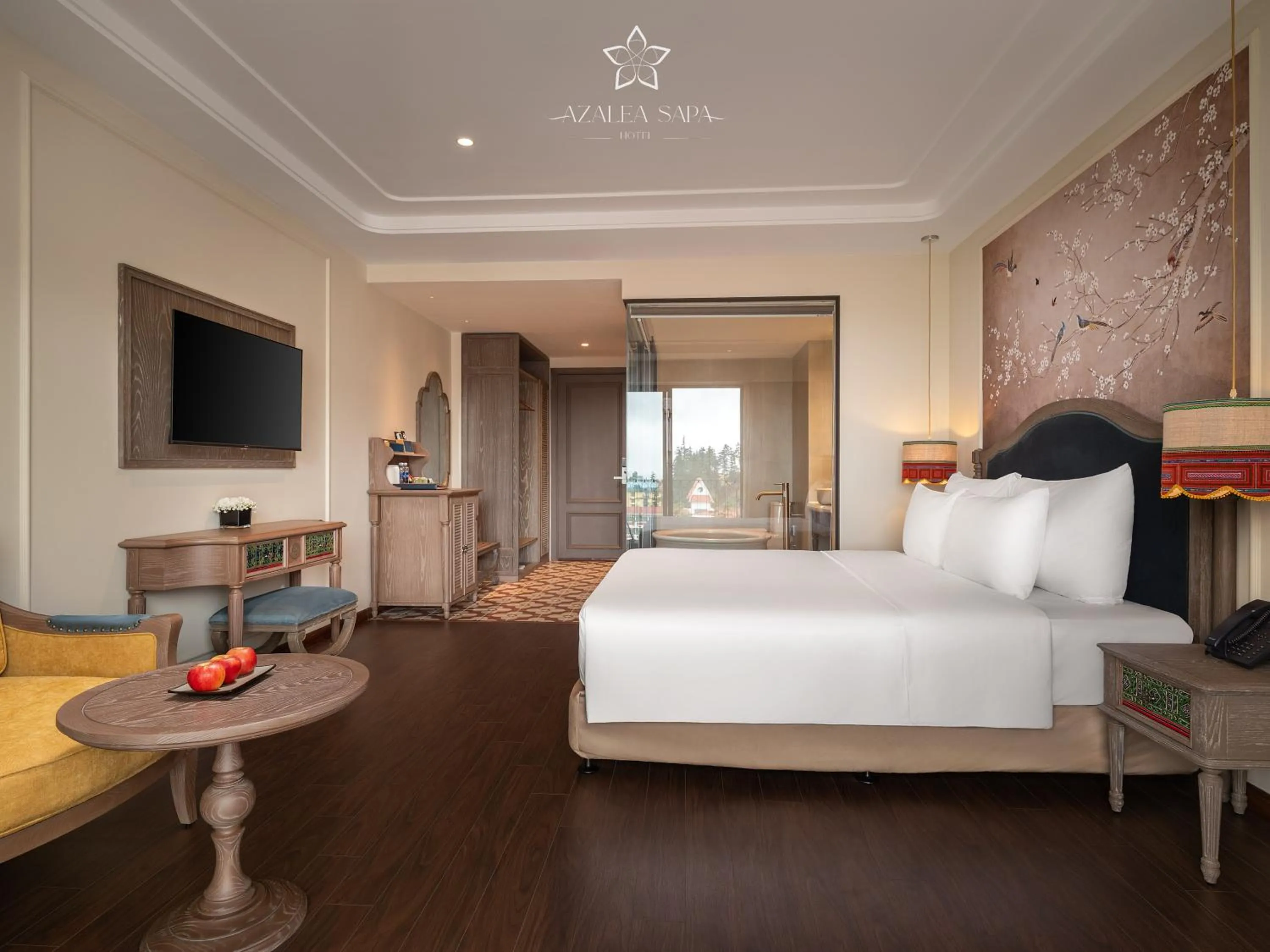 Photo of the whole room, Bed in Azalea Sapa Hotel