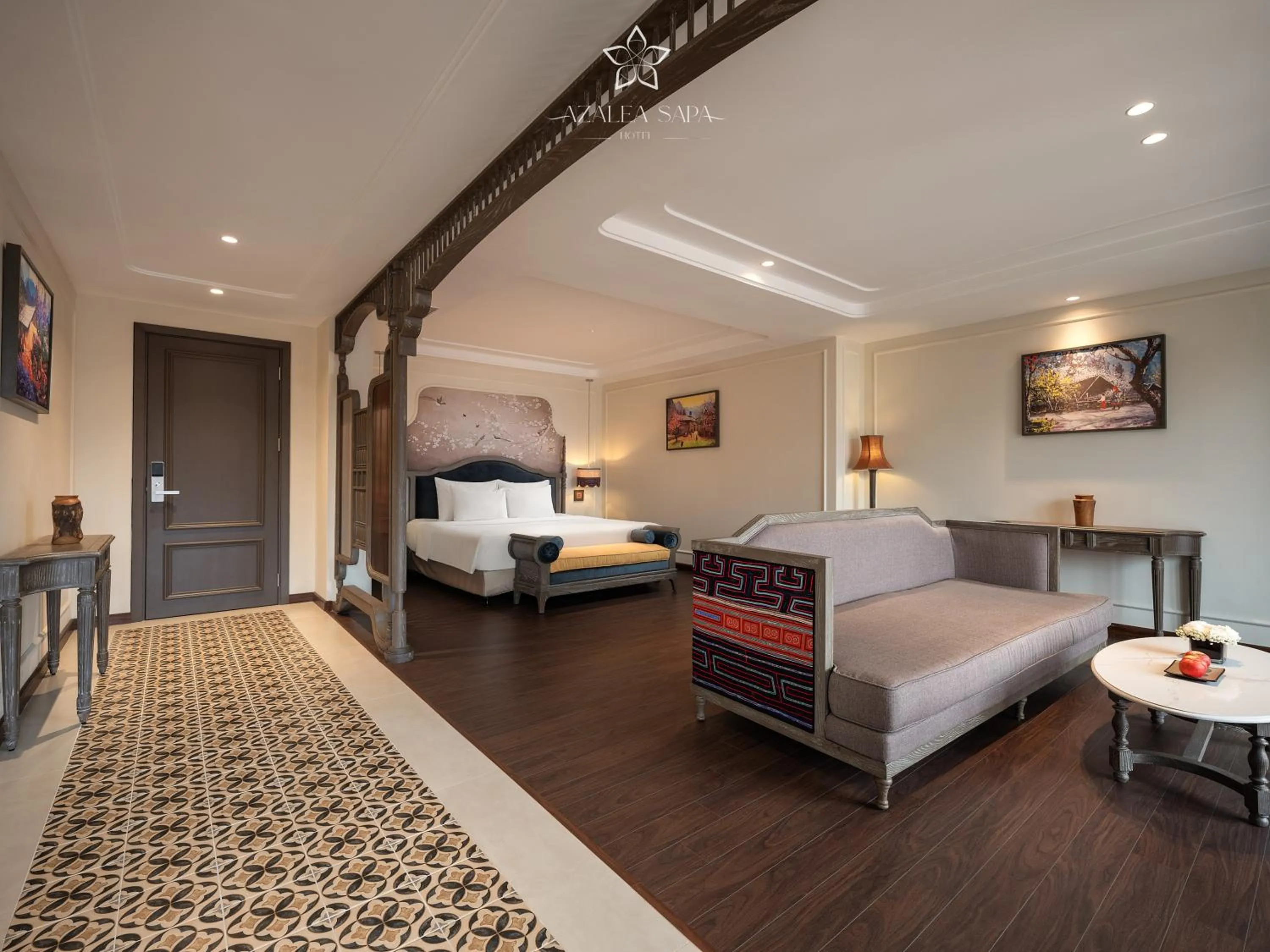 Photo of the whole room, Bed in Azalea Sapa Hotel