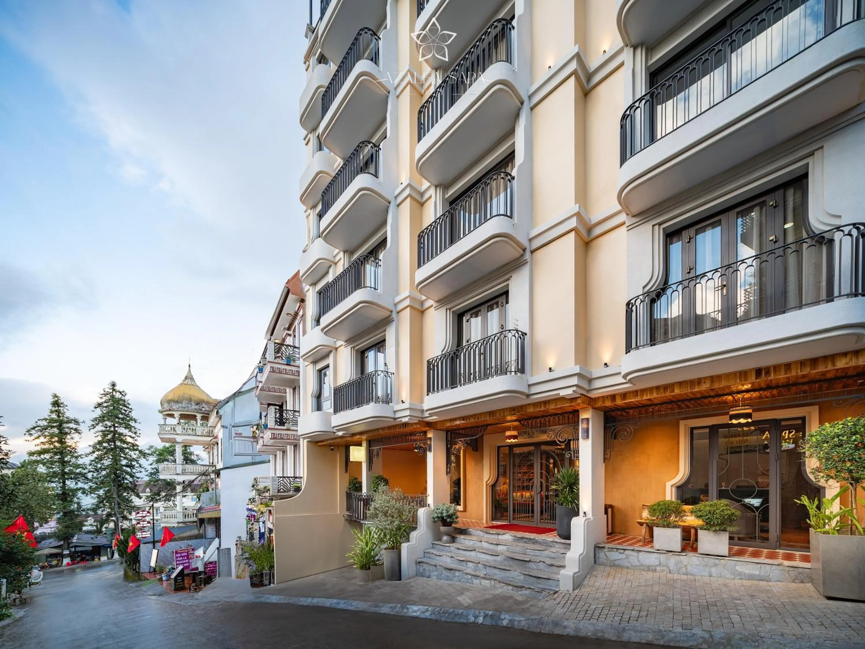 Property building in Azalea Sapa Hotel