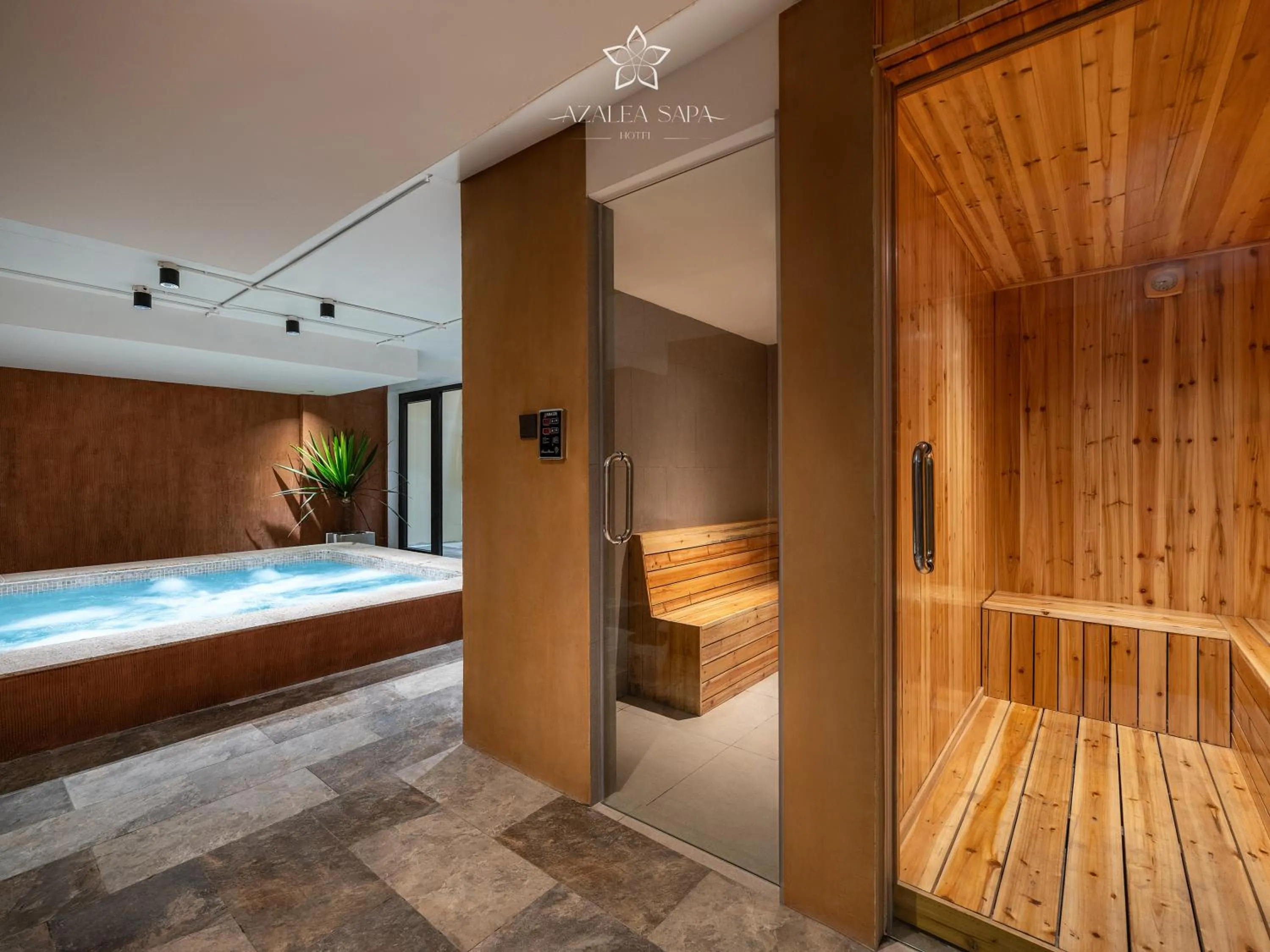 Sauna in Azalea Sapa Hotel