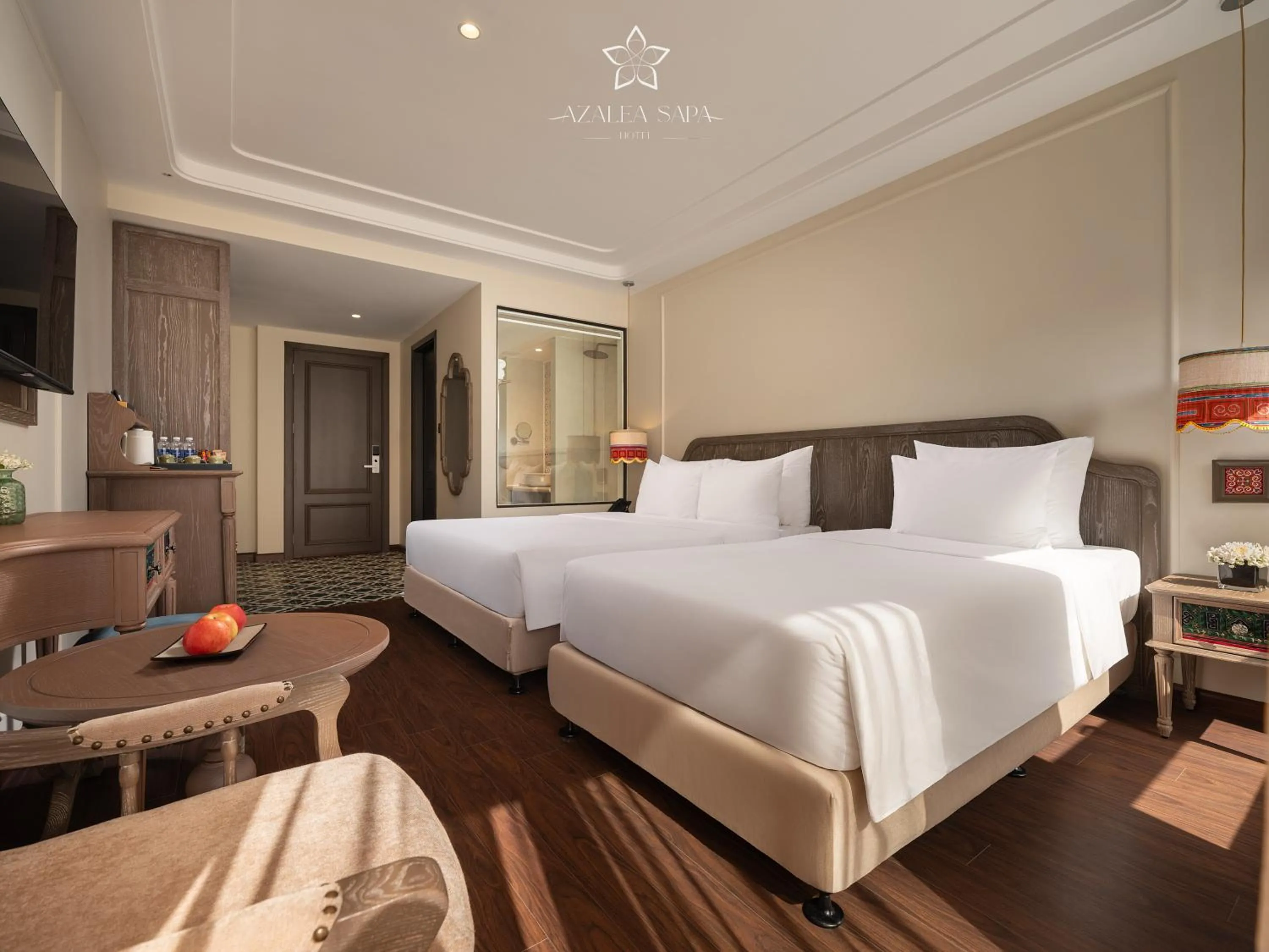 Photo of the whole room, Bed in Azalea Sapa Hotel