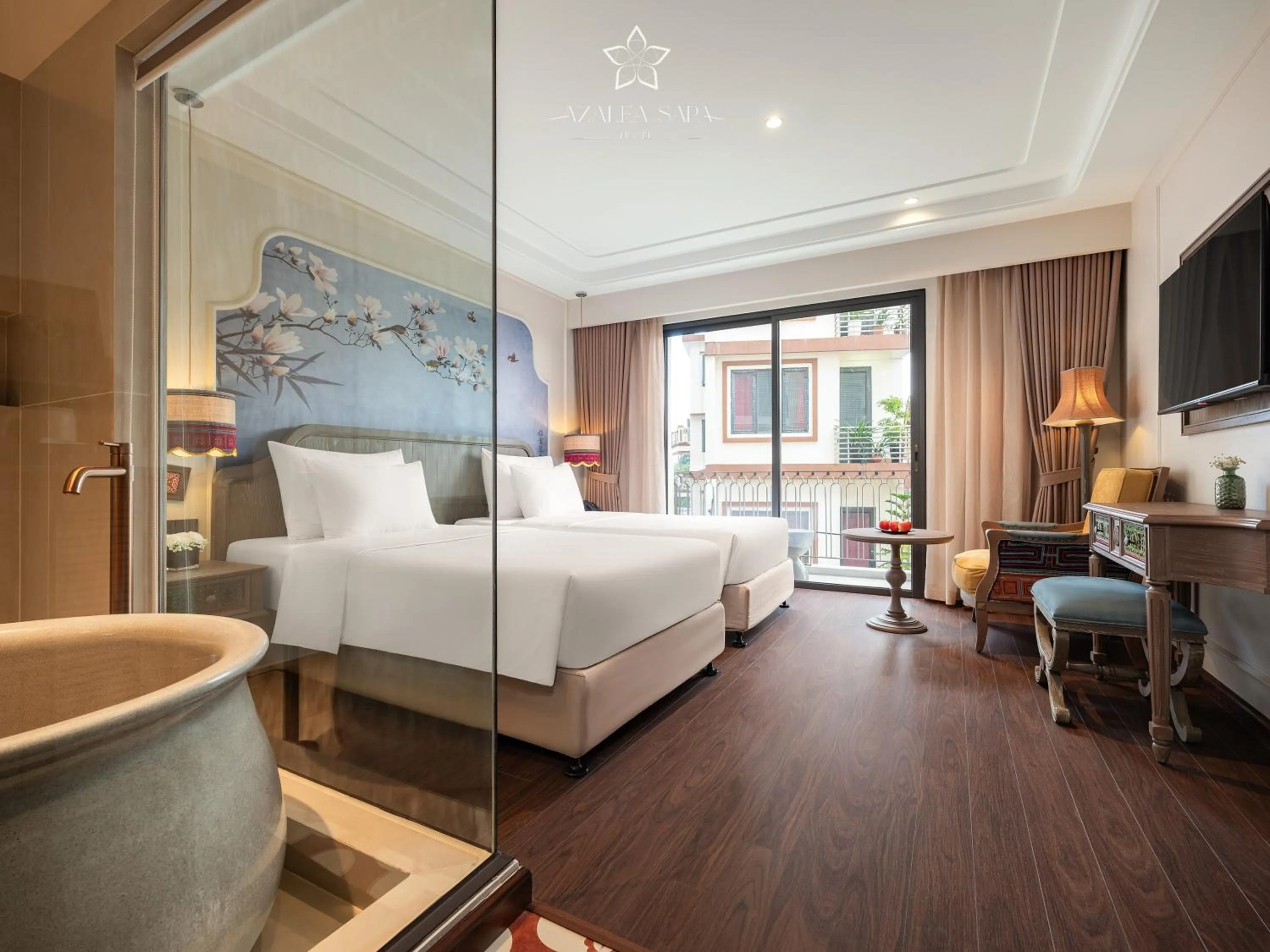 Photo of the whole room, Bed in Azalea Sapa Hotel