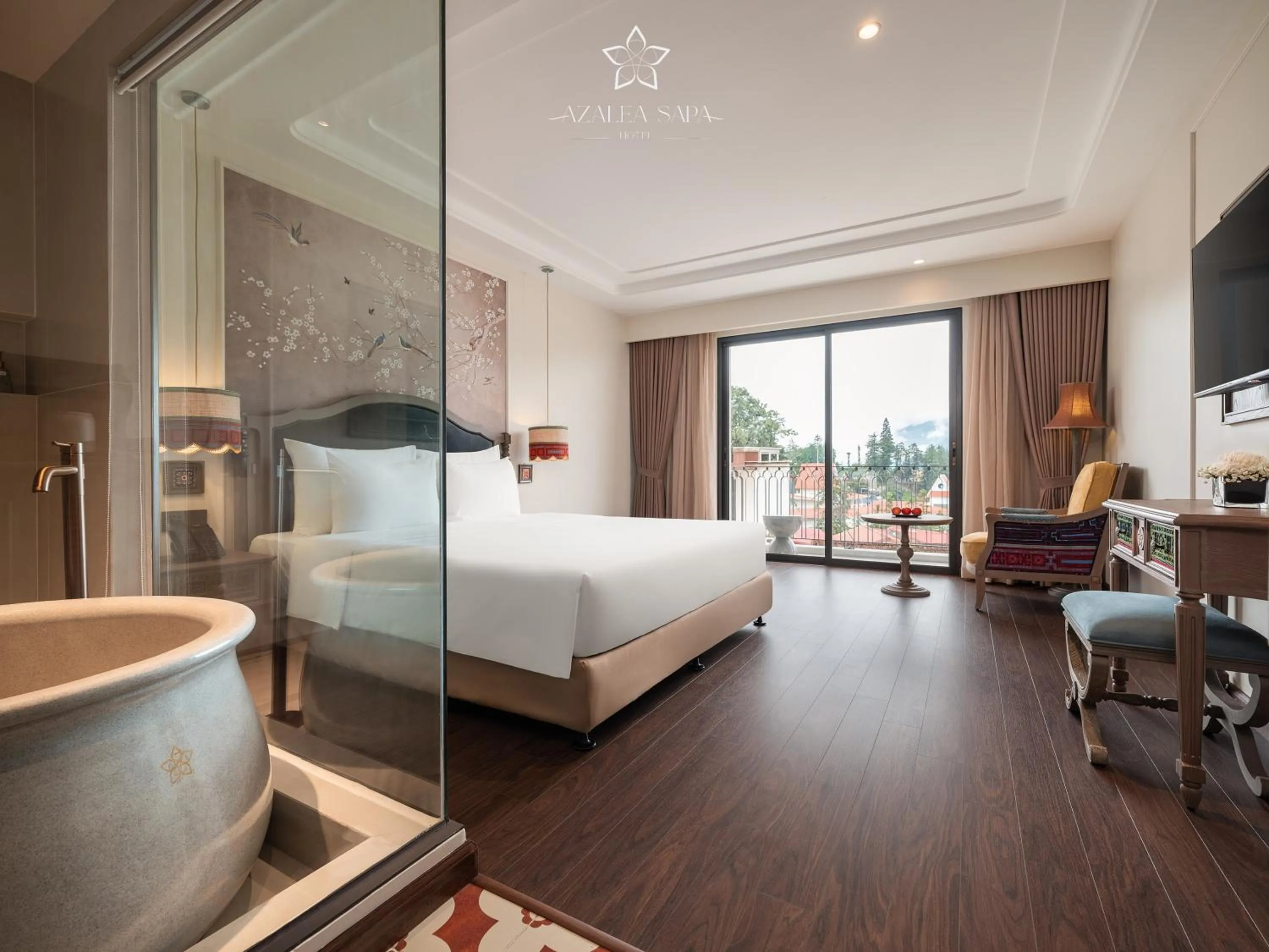 Photo of the whole room, Bed in Azalea Sapa Hotel