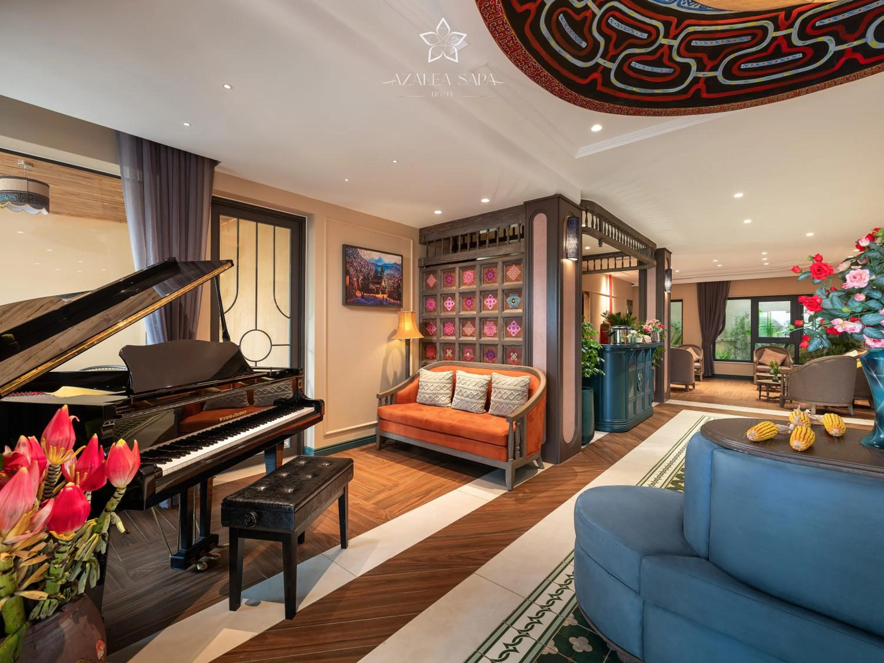 Lobby or reception in Azalea Sapa Hotel