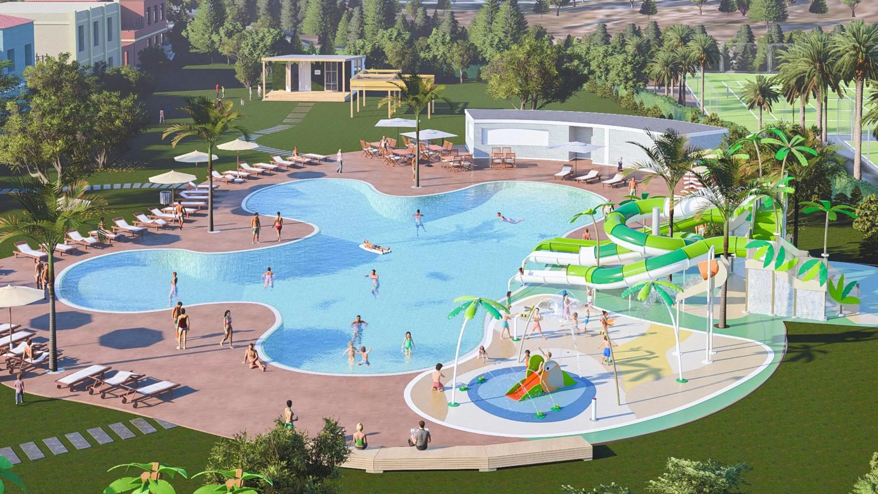 Swimming pool in Melia Villaitana