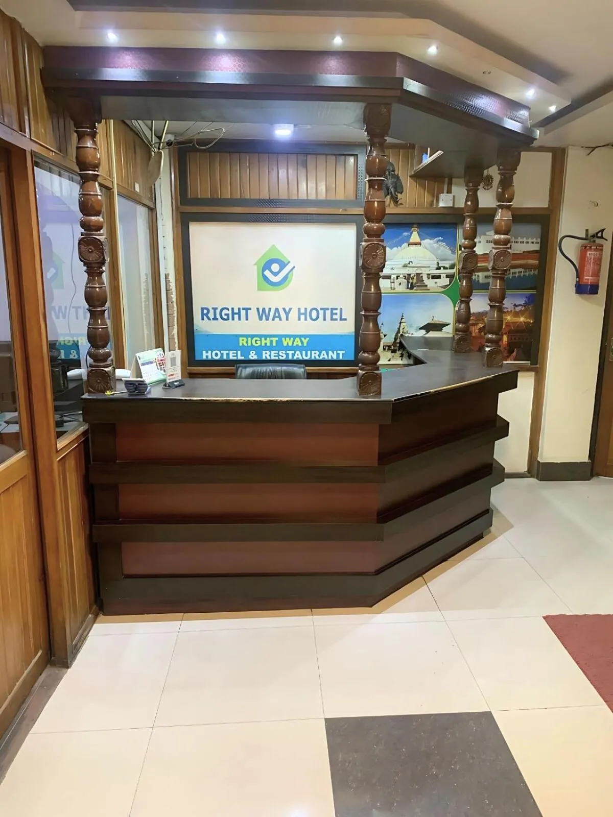 Lobby or reception in Rightway Hotel & Restaurant