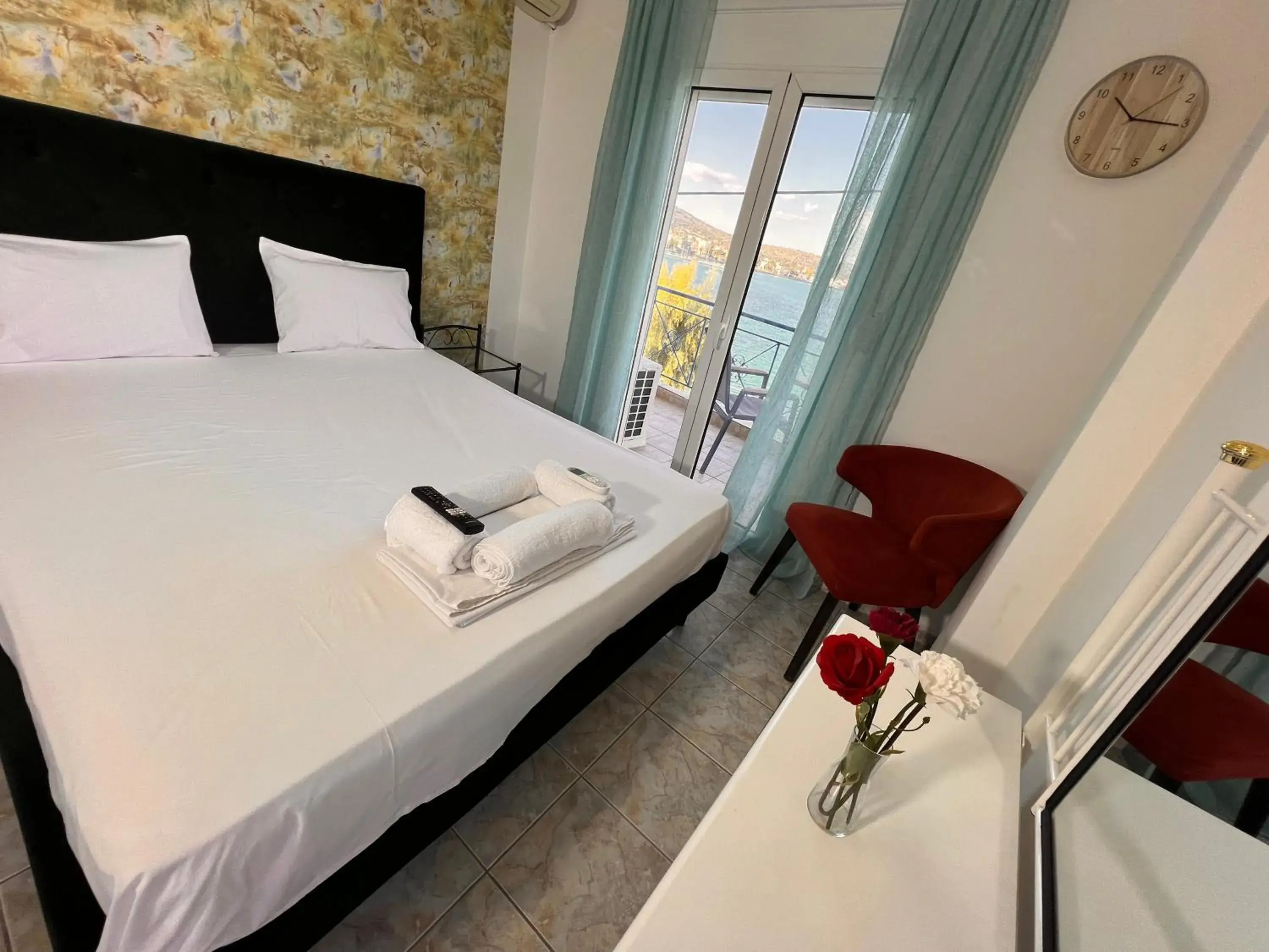 Double Room with Balcony and Sea View in blue Hotel Double Room with Balcony and Sea View in blue Hotel
