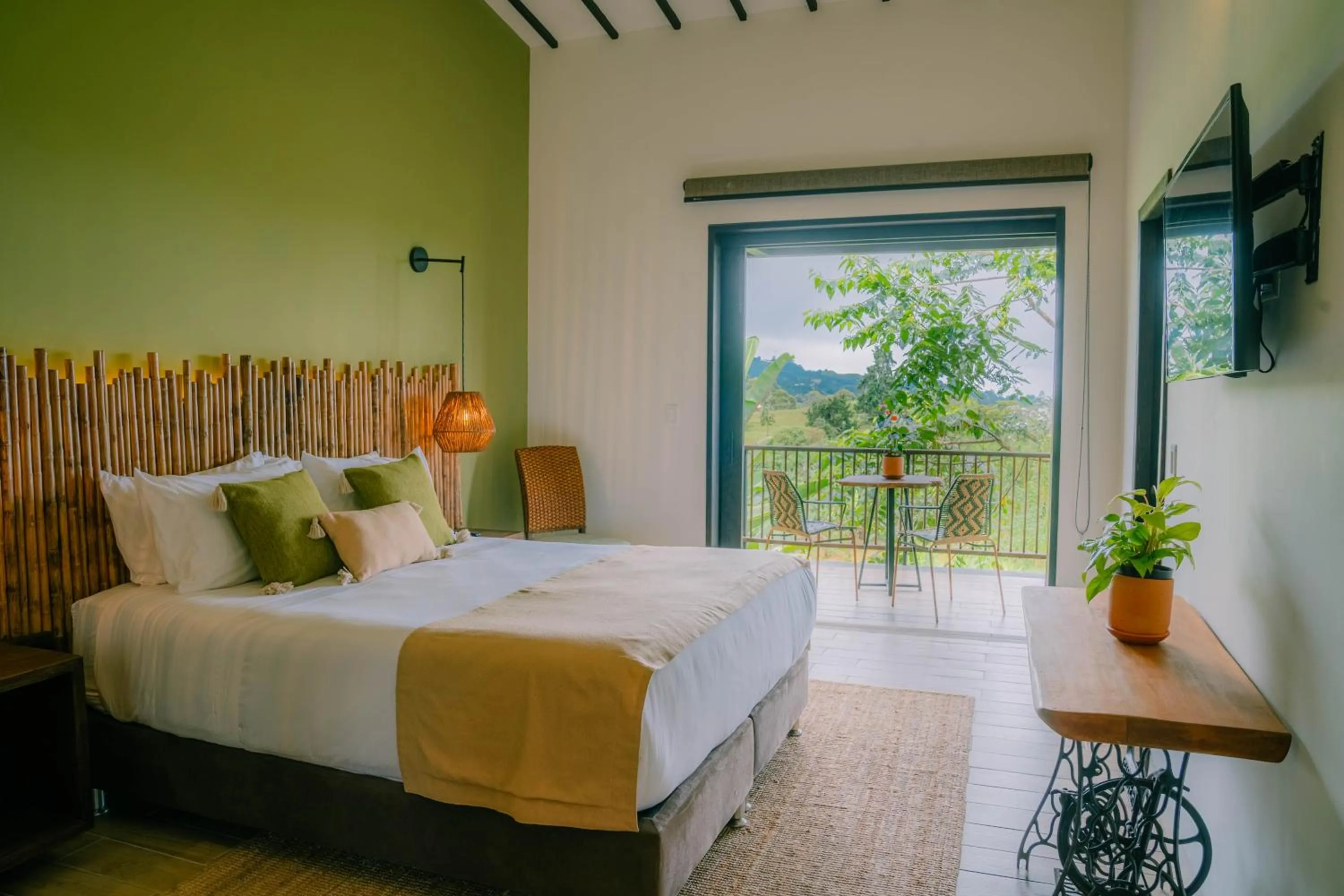 Photo of the whole room, Bed in Tukki Ecolodge Hotel