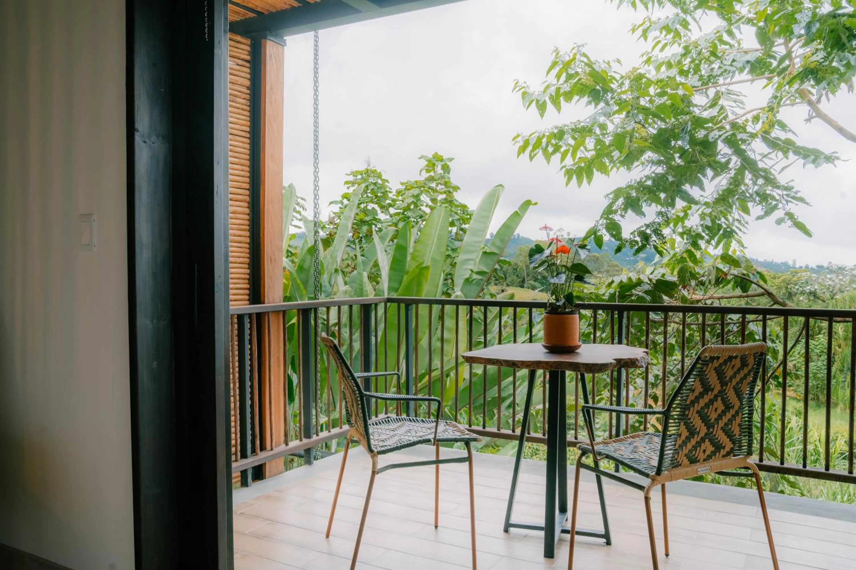 Balcony/Terrace in Tukki Ecolodge Hotel