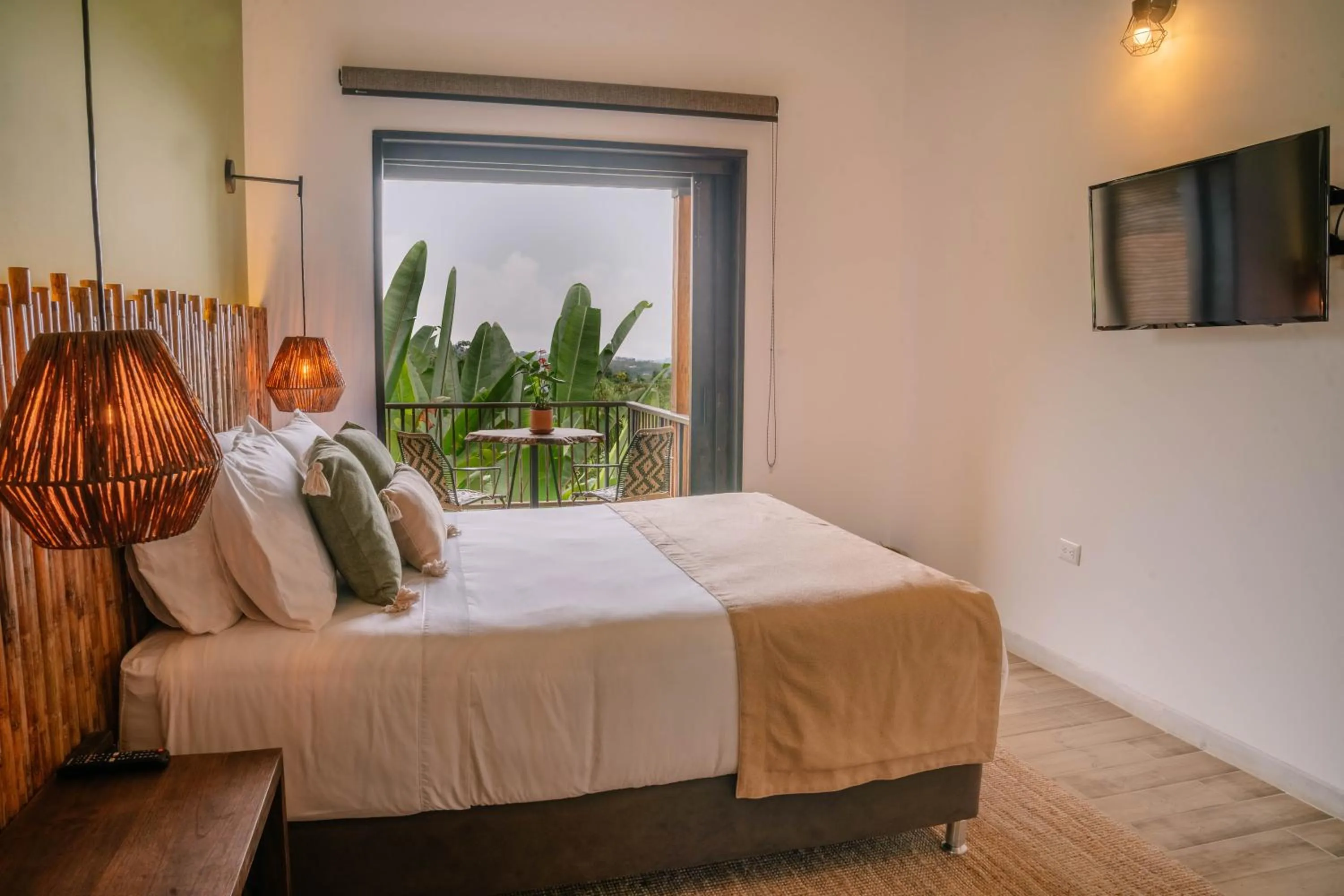 Photo of the whole room, Bed in Tukki Ecolodge Hotel