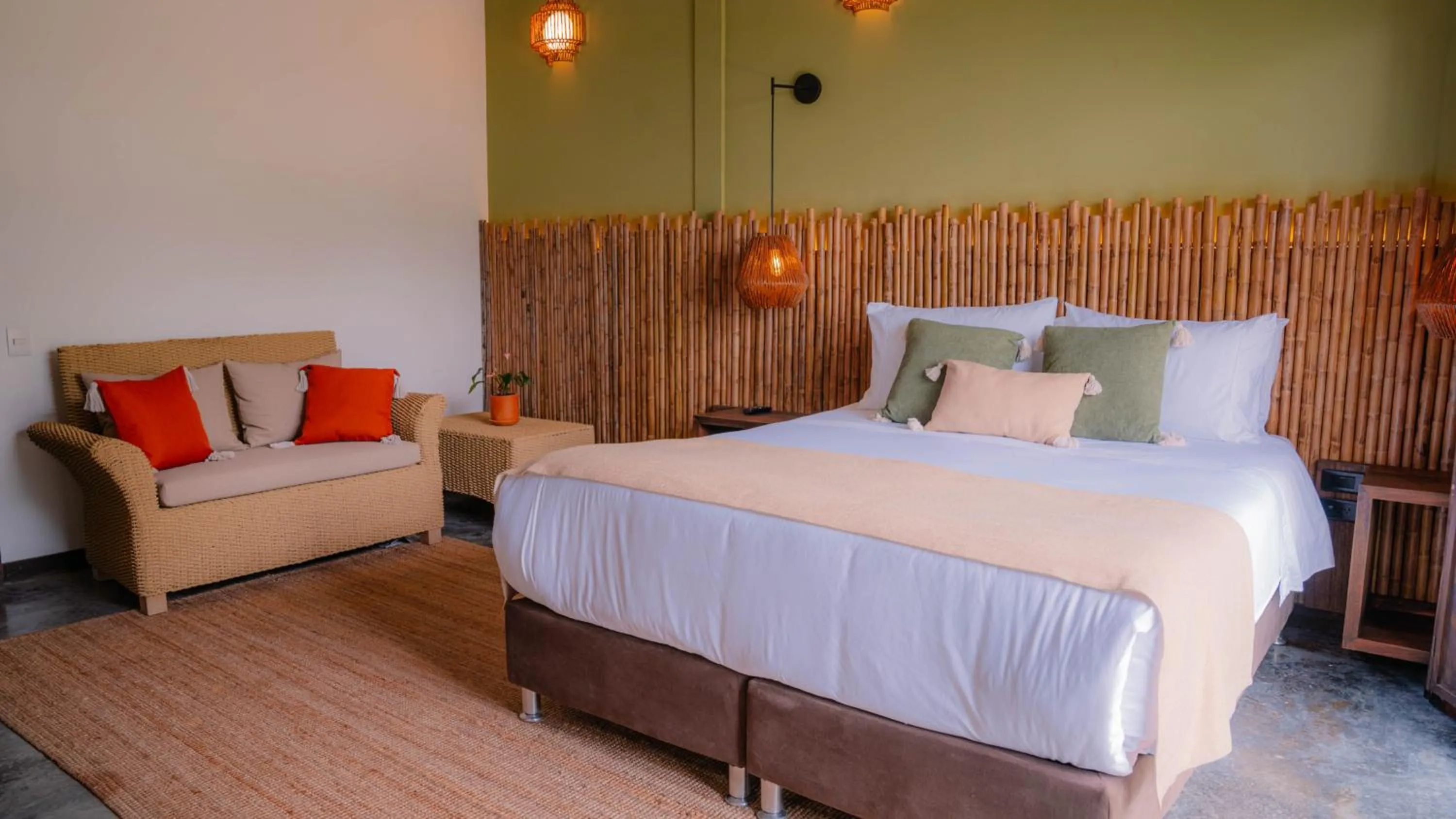 Photo of the whole room, Bed in Tukki Ecolodge Hotel