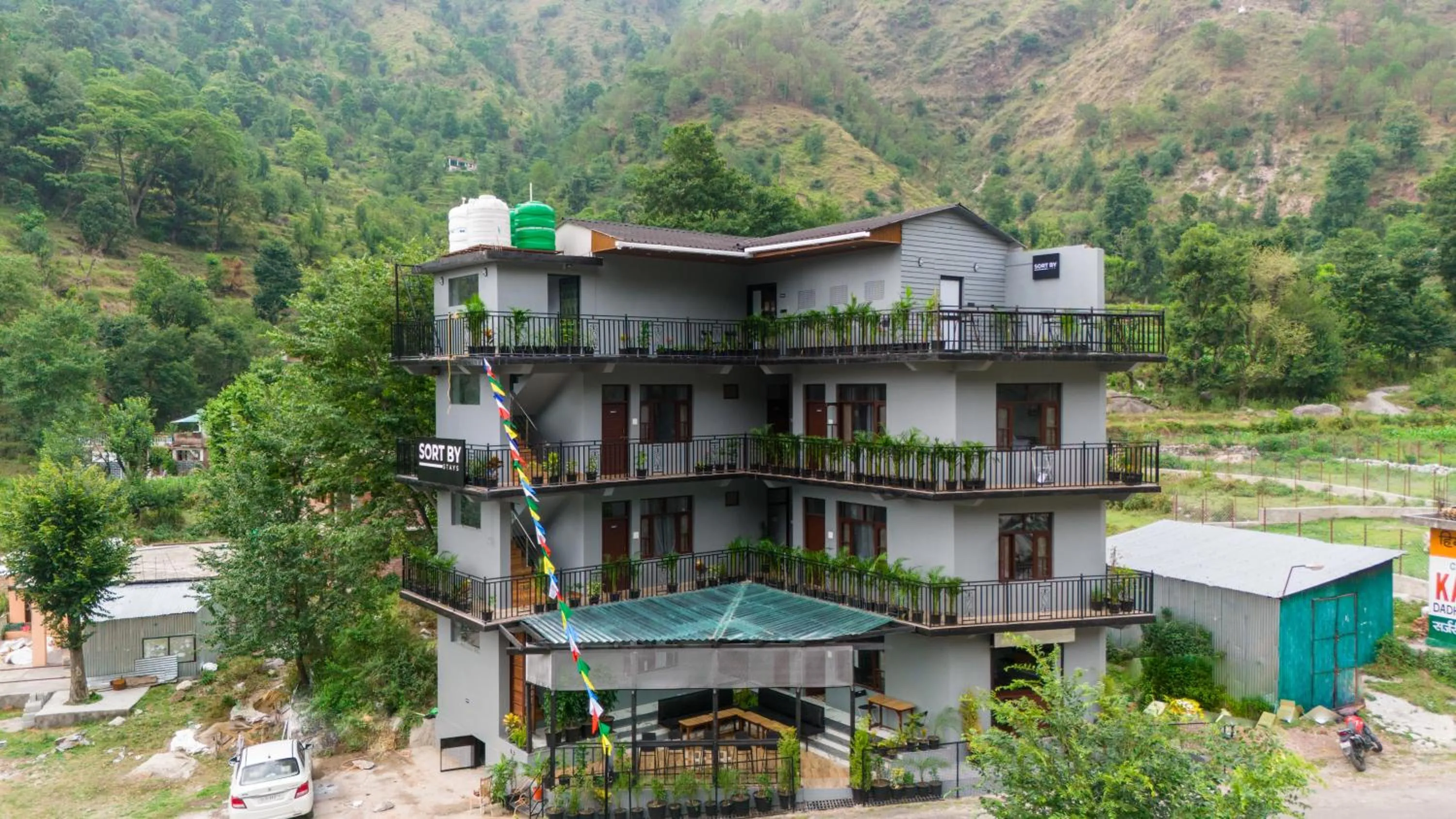 Property building in Sort By Stays, Kareri