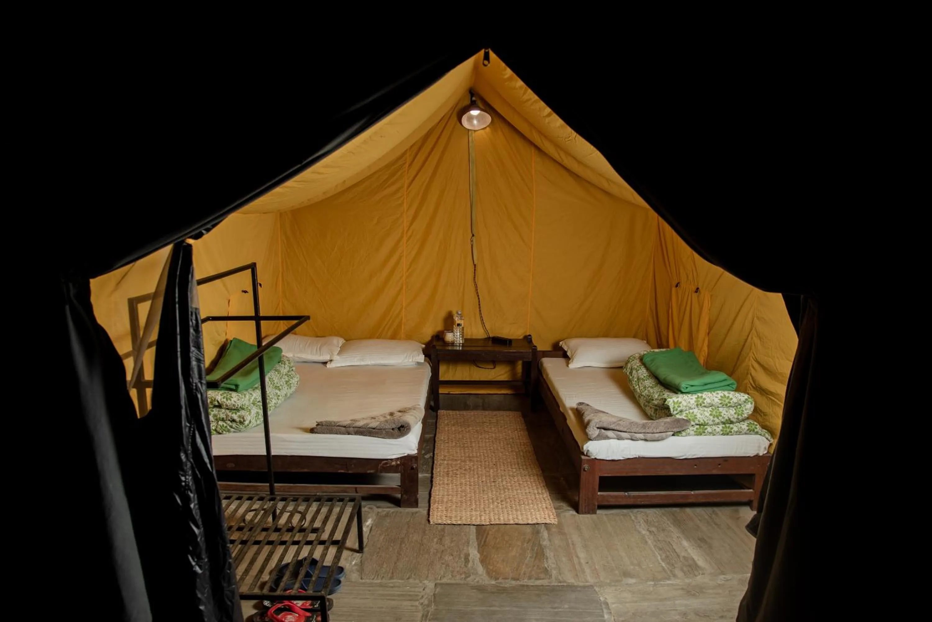 Bed in The Last Resort - Safari Tent