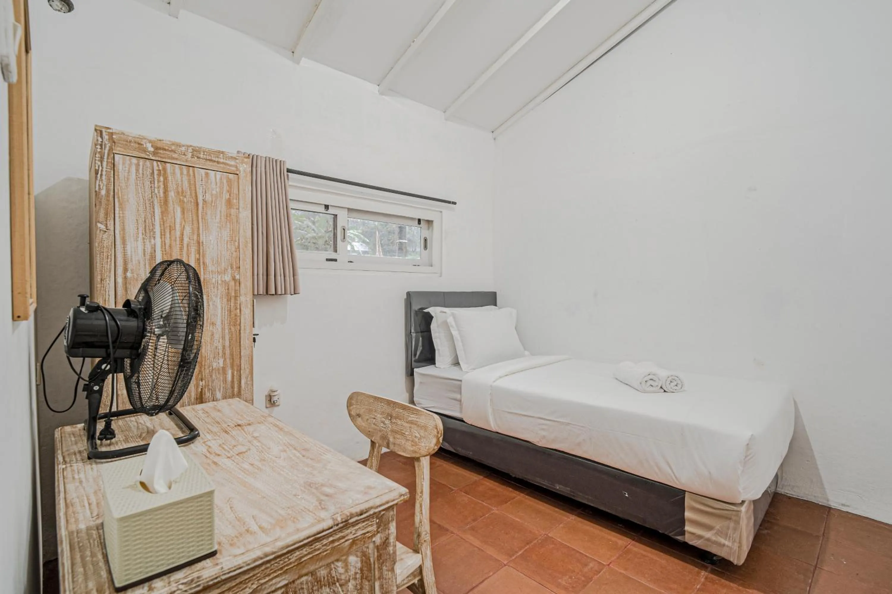 Bed in Jatiluwih Santya Loka Lodge & Twin Waterfall Managed by Manara