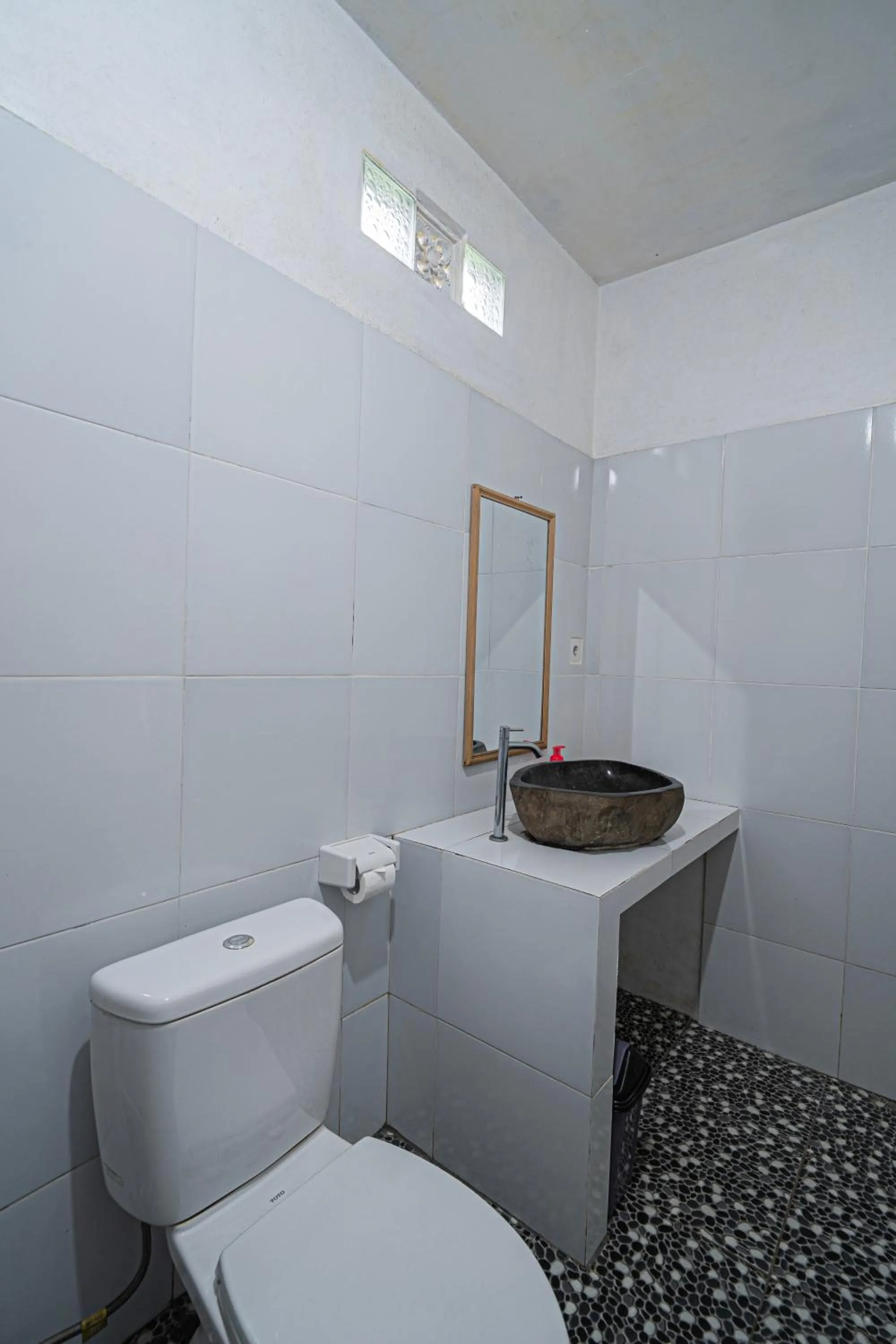 Bathroom in Jatiluwih Santya Loka Lodge & Twin Waterfall Managed by Manara