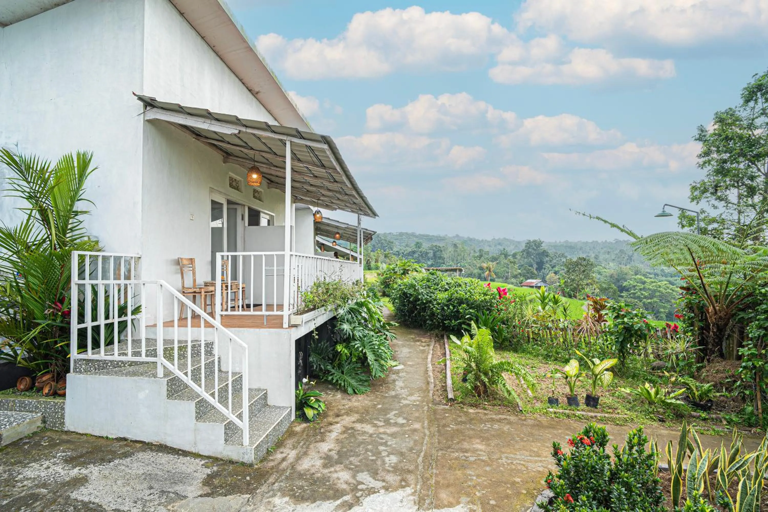 Garden in Jatiluwih Santya Loka Lodge & Twin Waterfall Managed by Manara