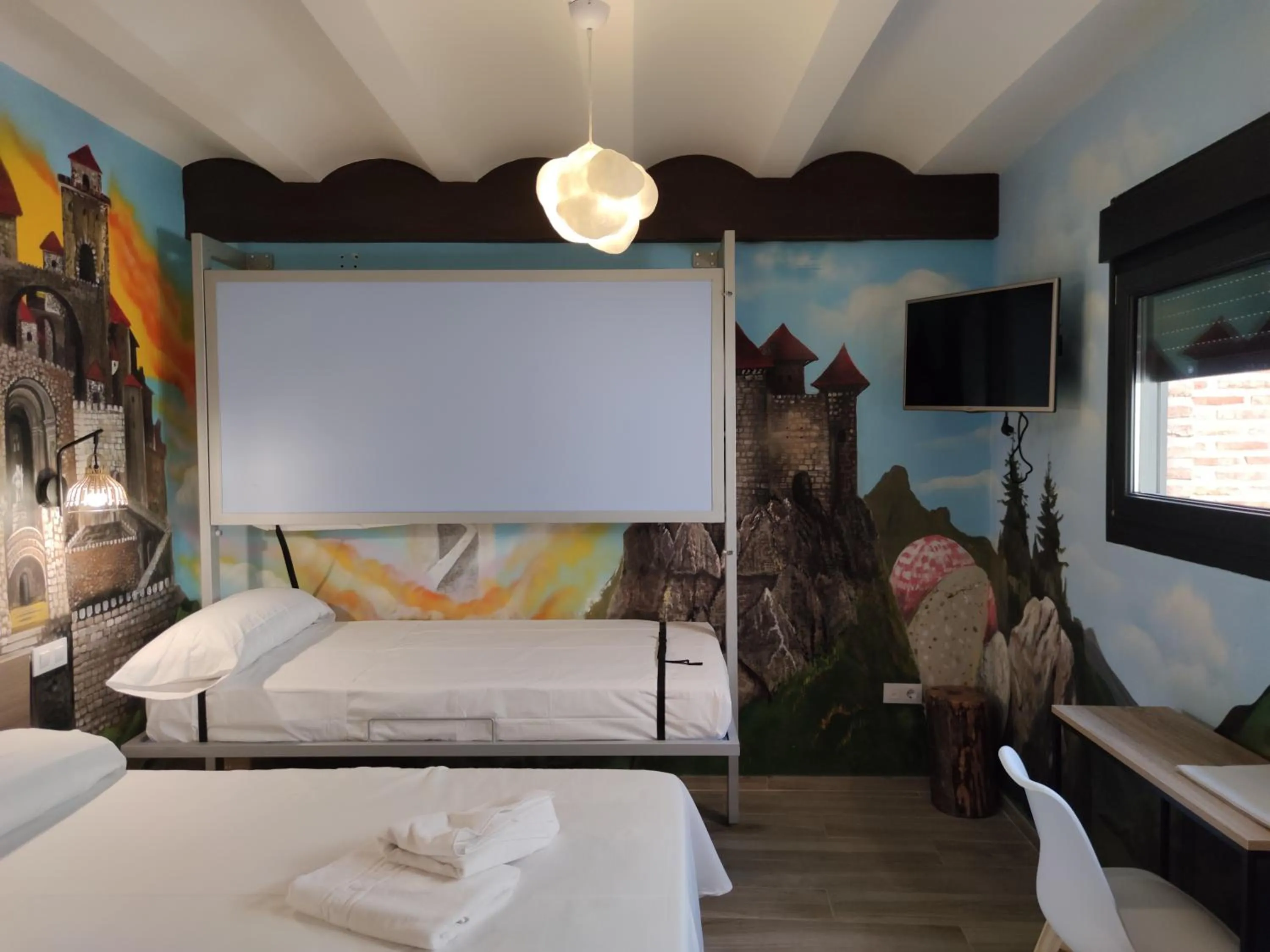 Bed in FamilyHostelPinto