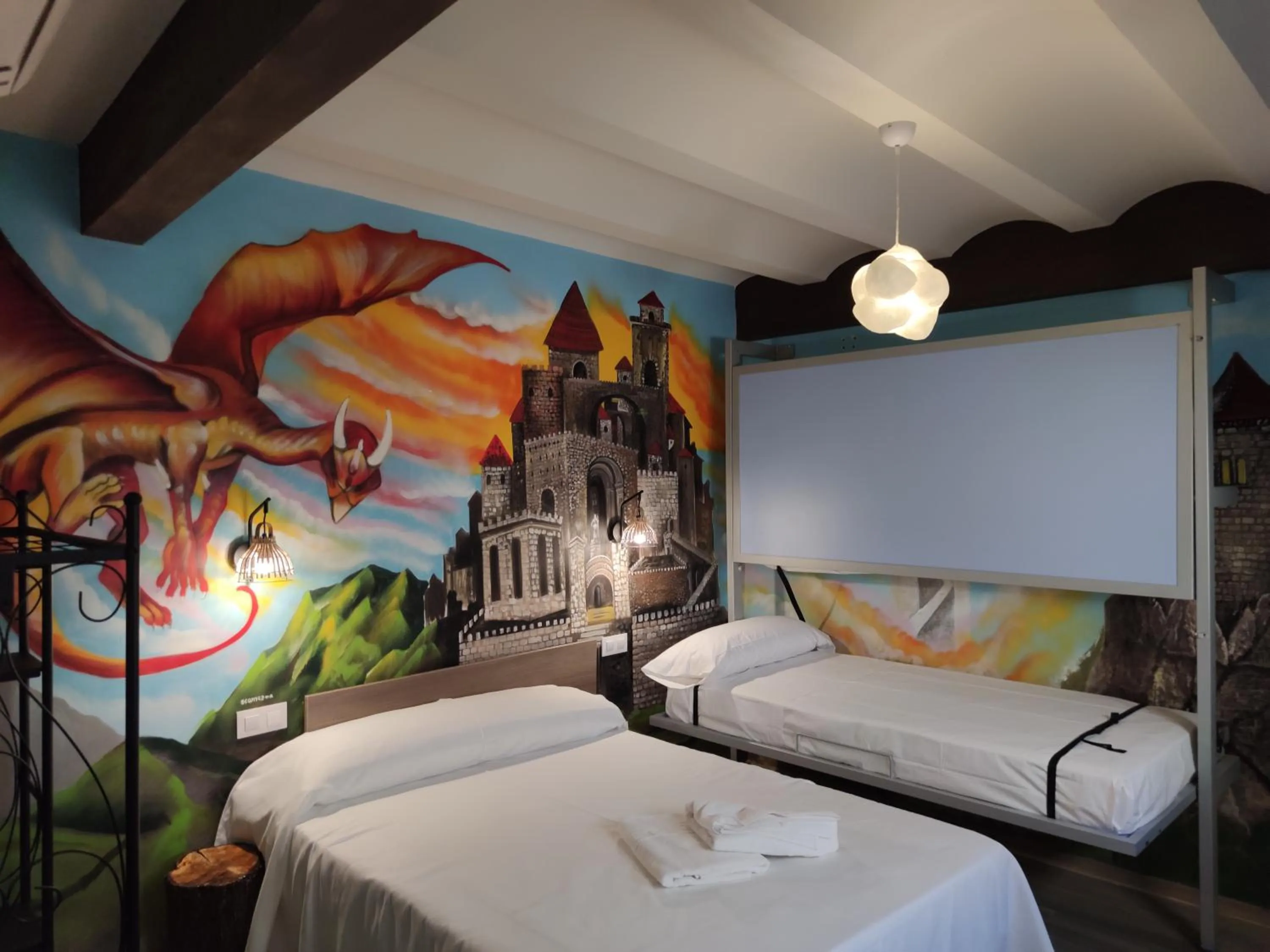 Bed in FamilyHostelPinto