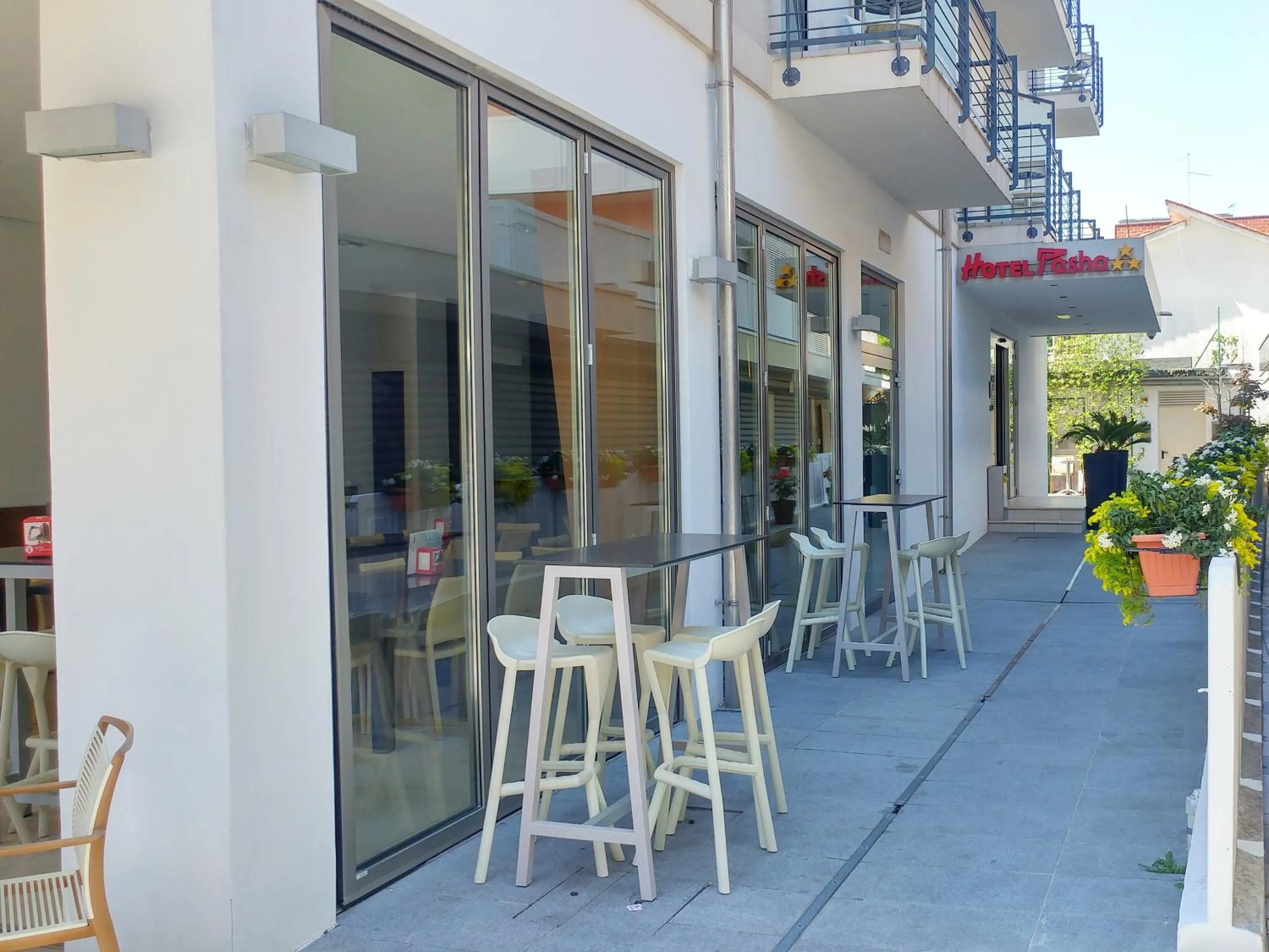 Facade/entrance in Hotel Pasha