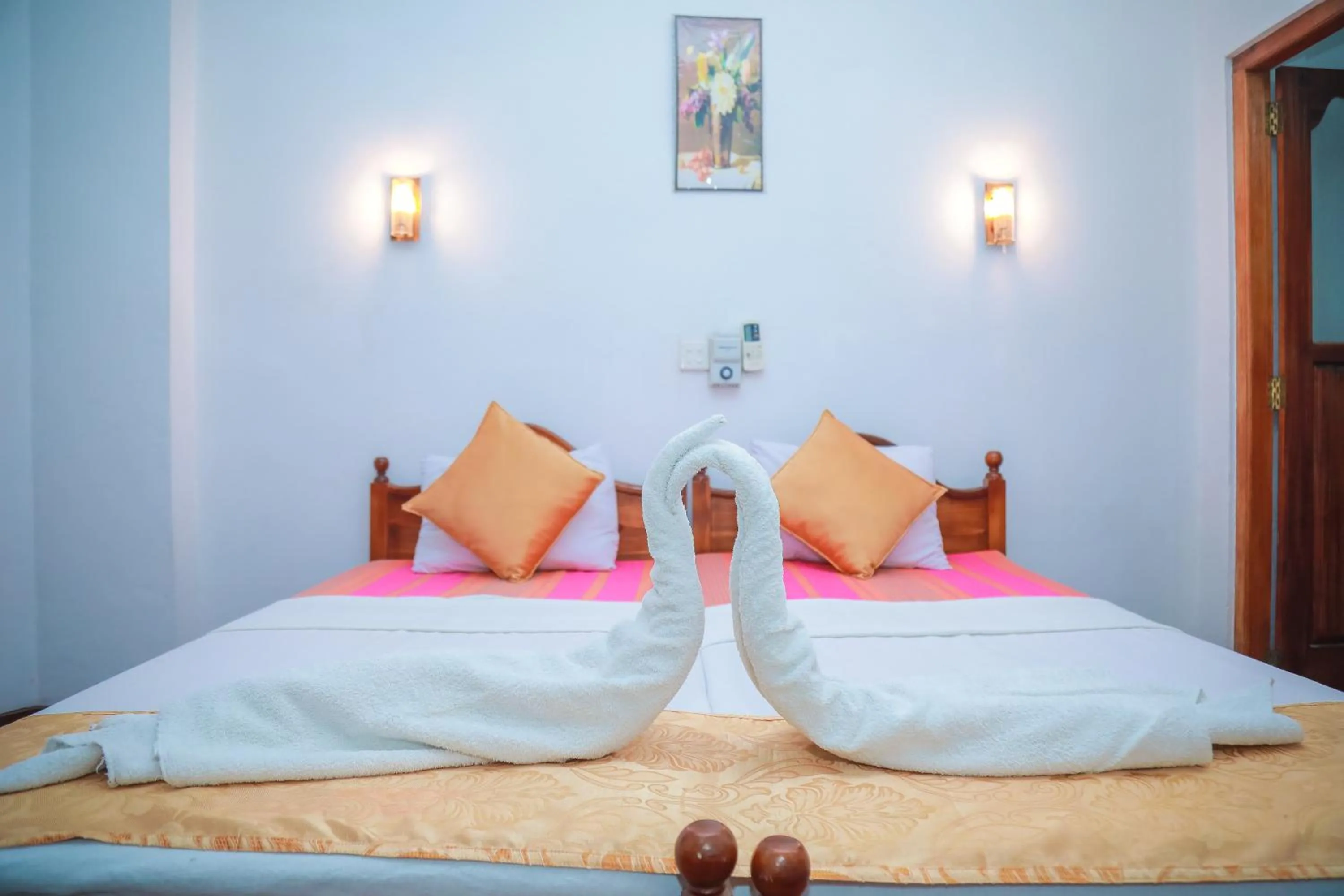 Bed in Villa 468 - Hikkaduwa