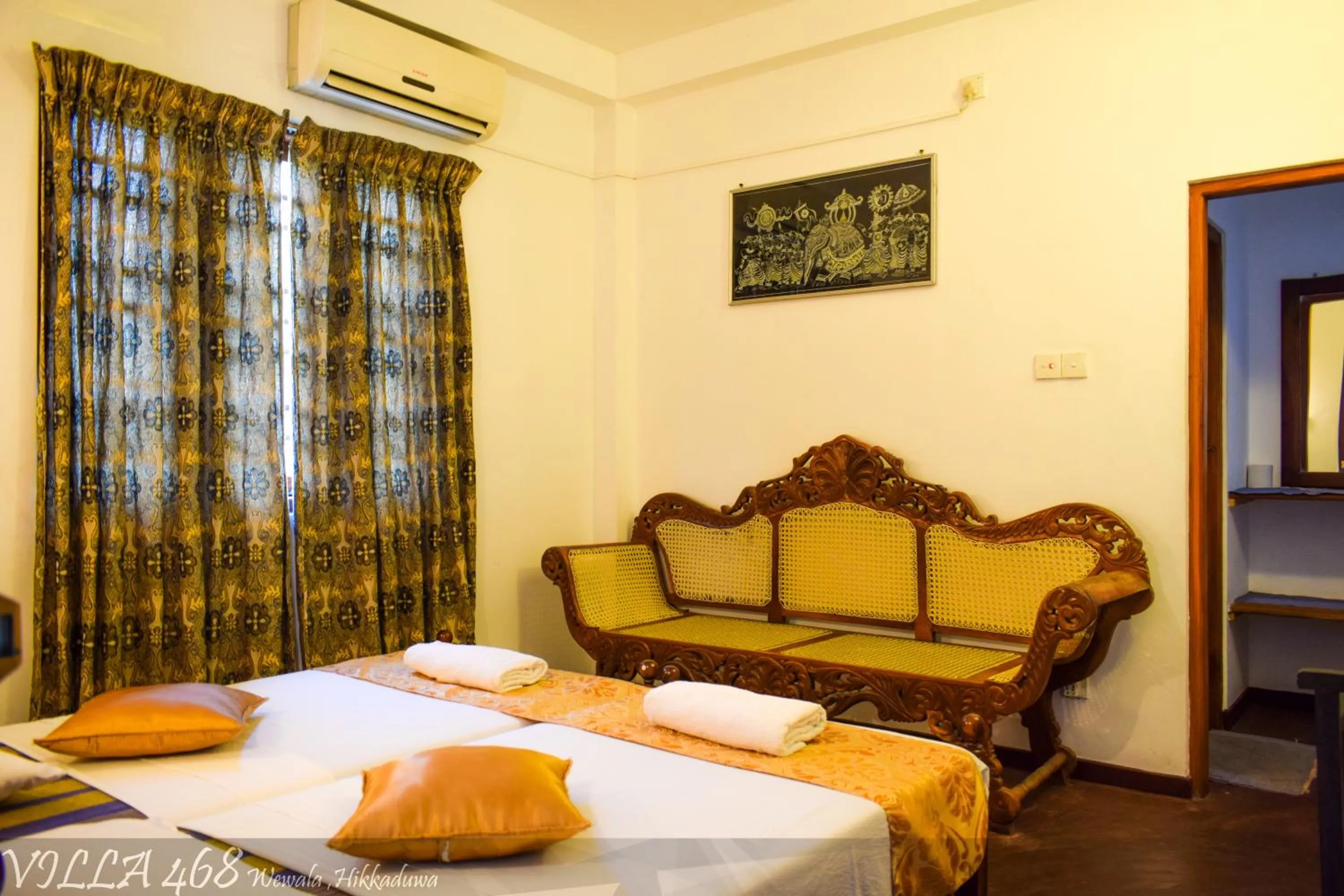 Bed in Villa 468 - Hikkaduwa