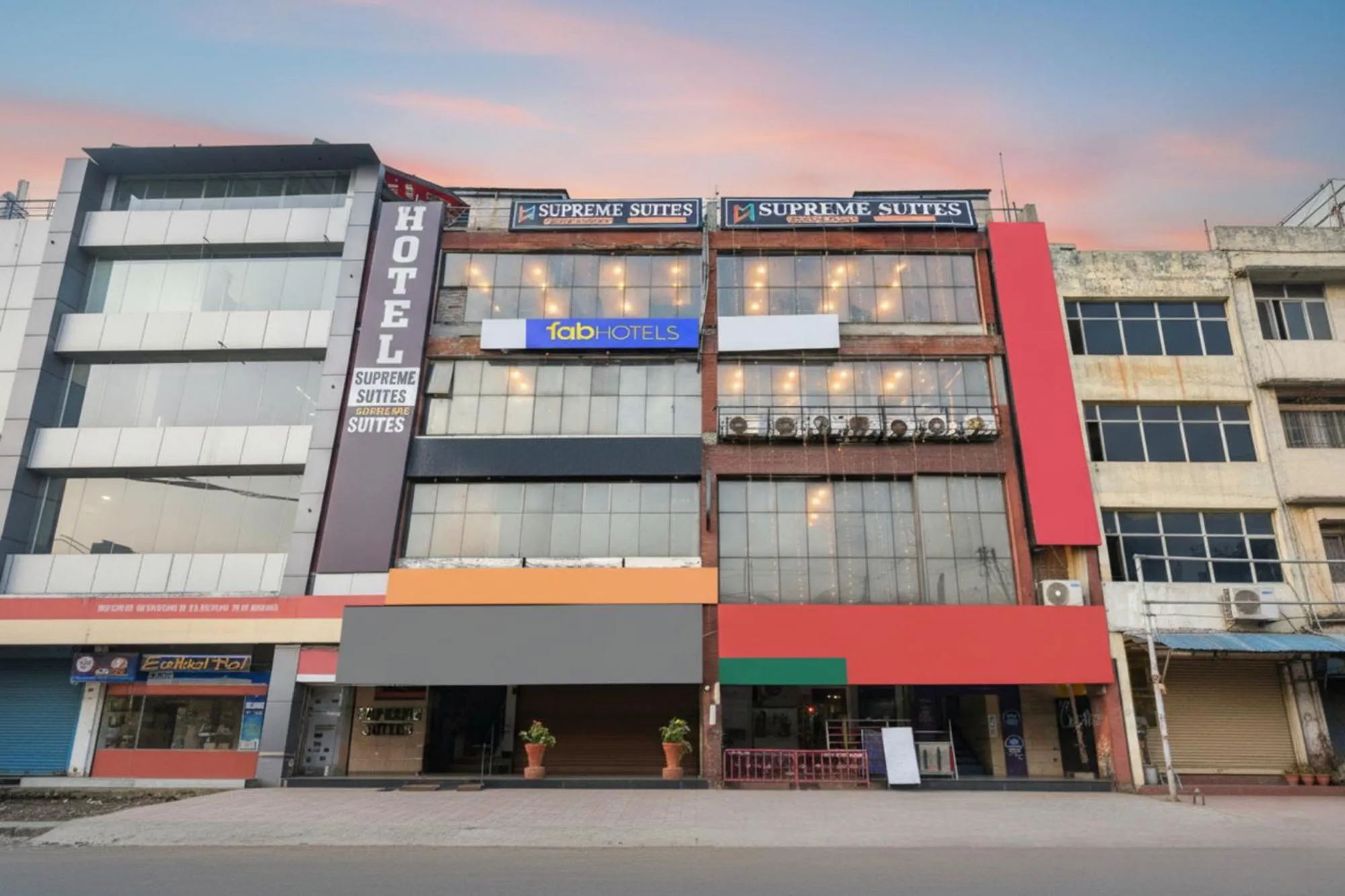 Property building in FabHotel Supreme Suites